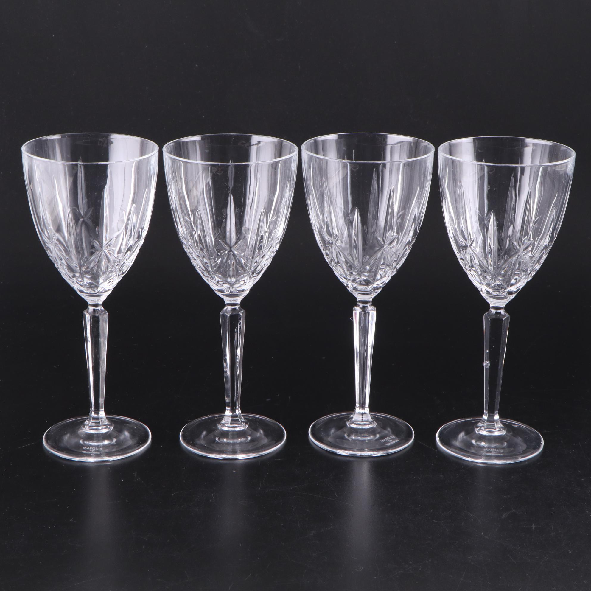 Marquis by Waterford "Brookside" Crystal Wine Glasses