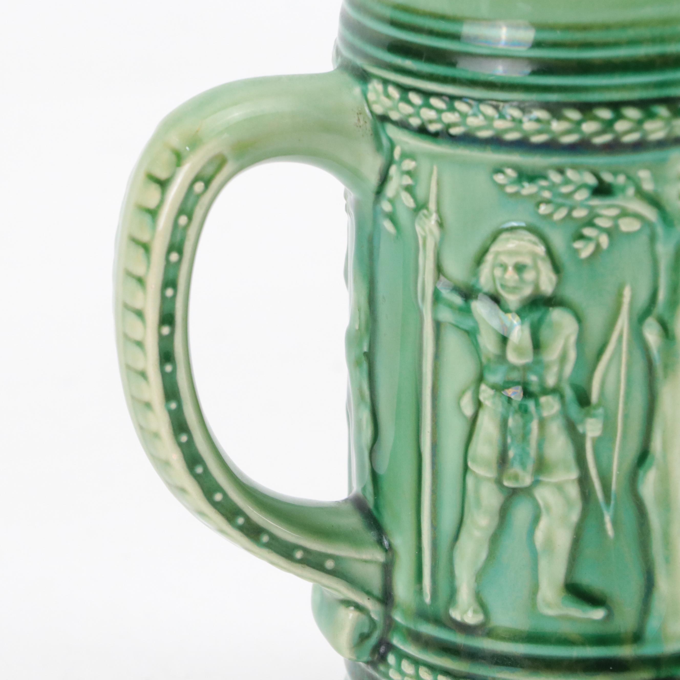 Belleek "Shamrock" Two Piece Porcelain Nite Set with Valdivia Tankard