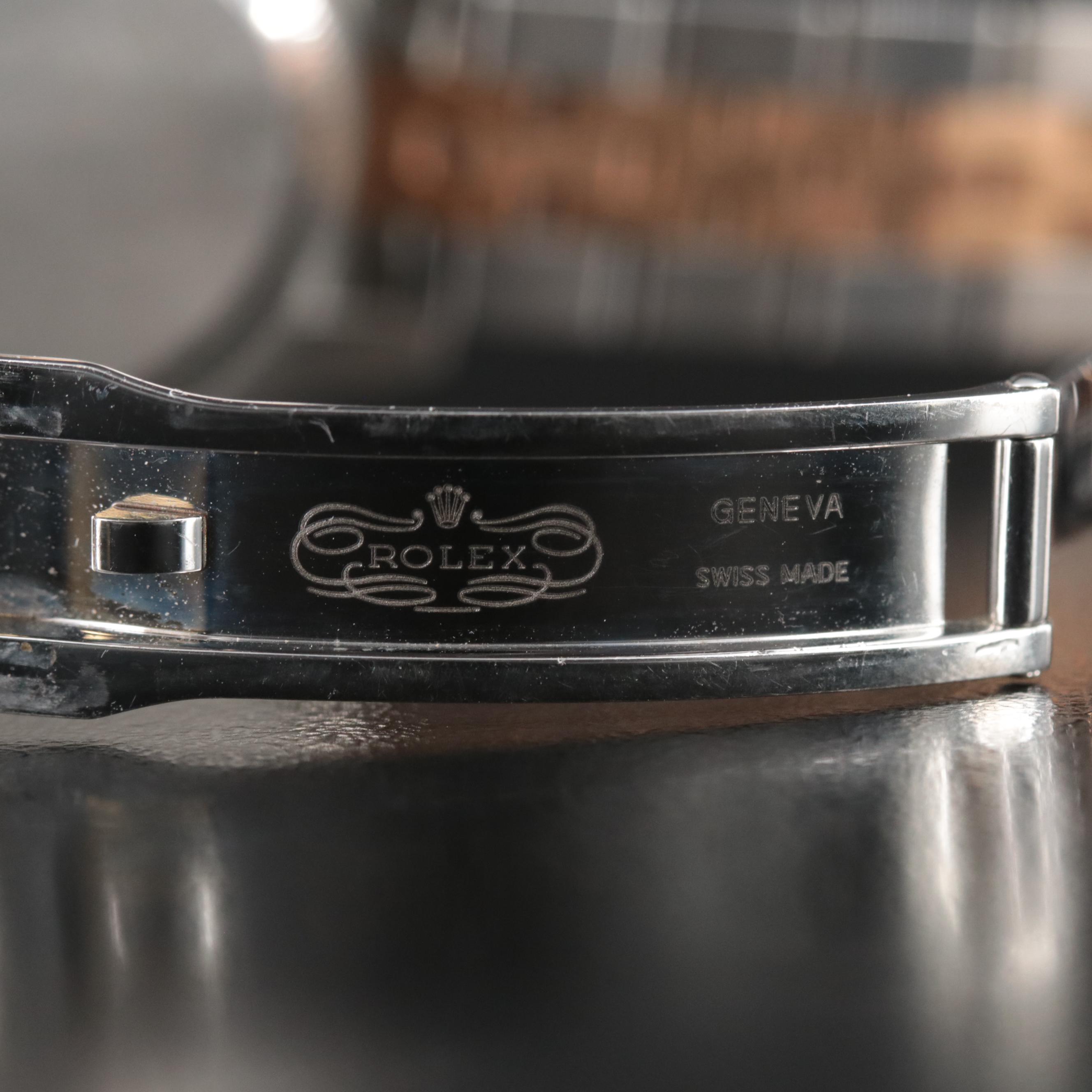 2010 Rolex Factory Diamond Pink Champagne Dial Datejust Watch