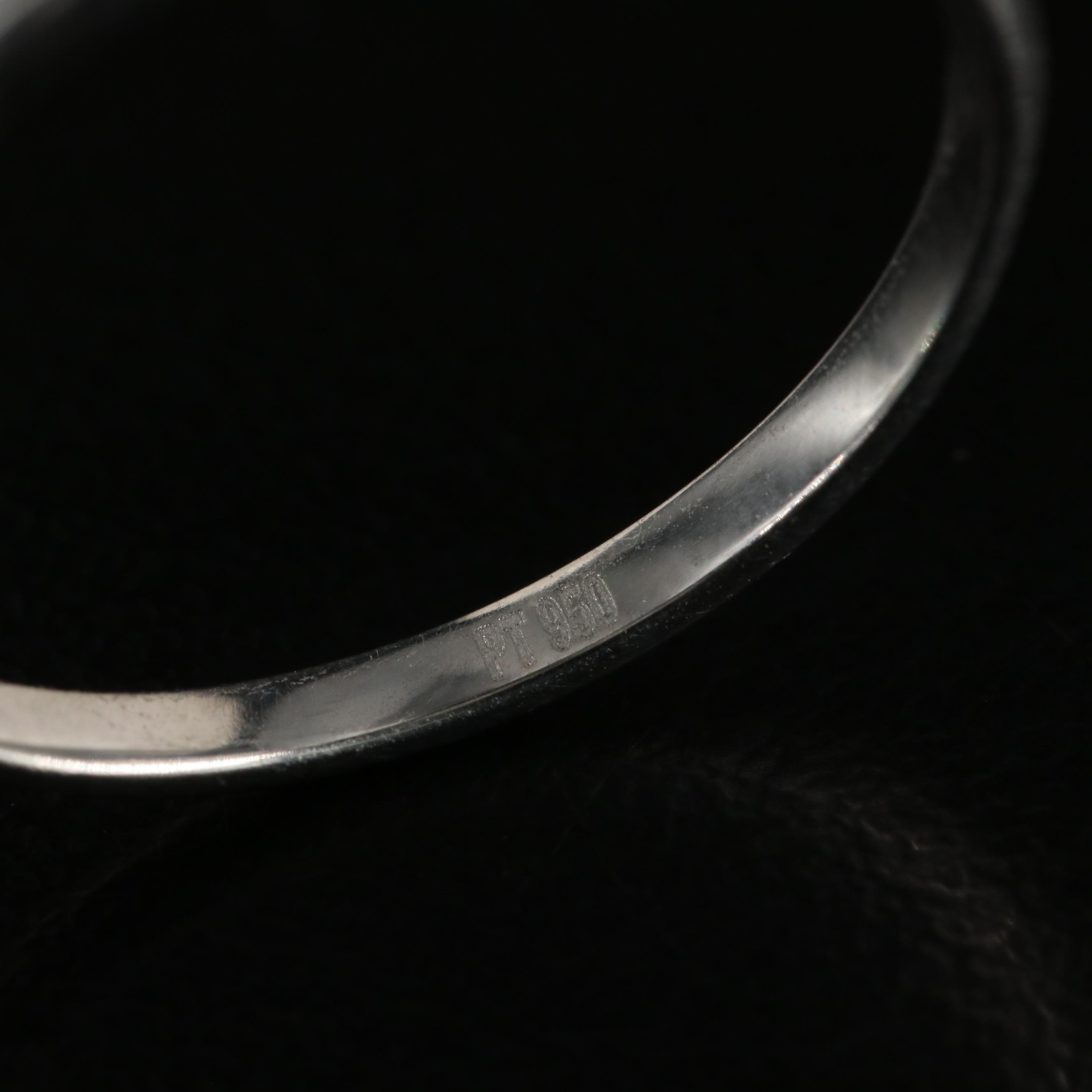 Platinum 11.50 CT Lab Grown Diamond Solitaire Ring with IGI Report