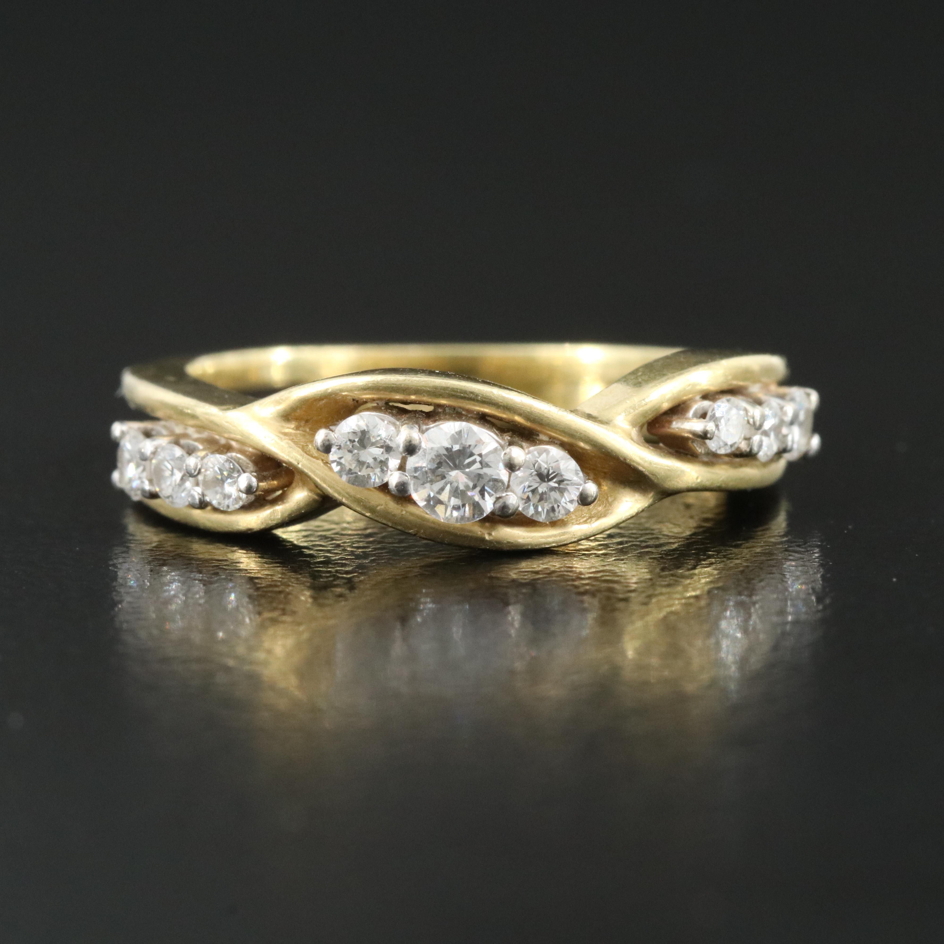 18K 0.38 CTW Diamond Ring