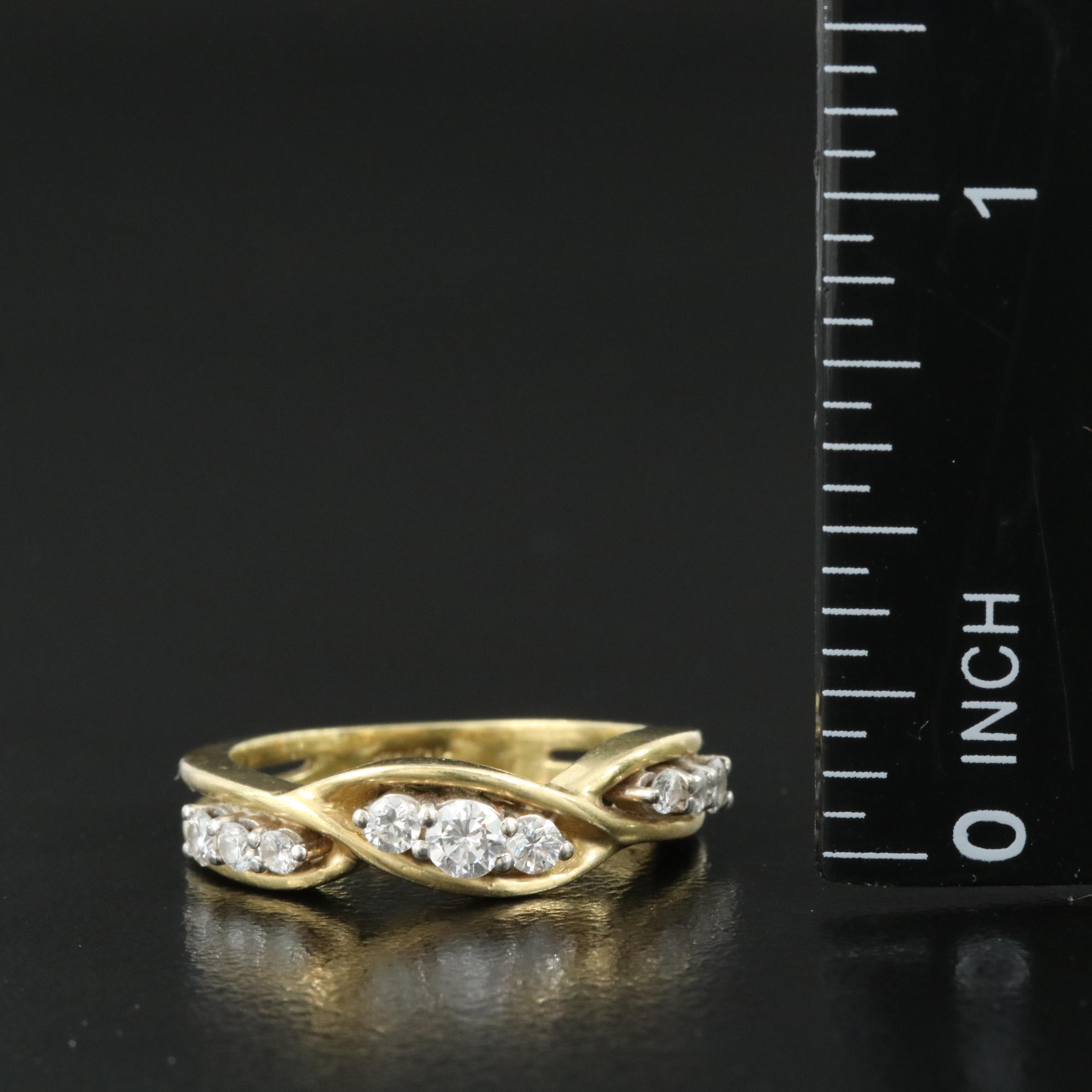 18K 0.38 CTW Diamond Ring
