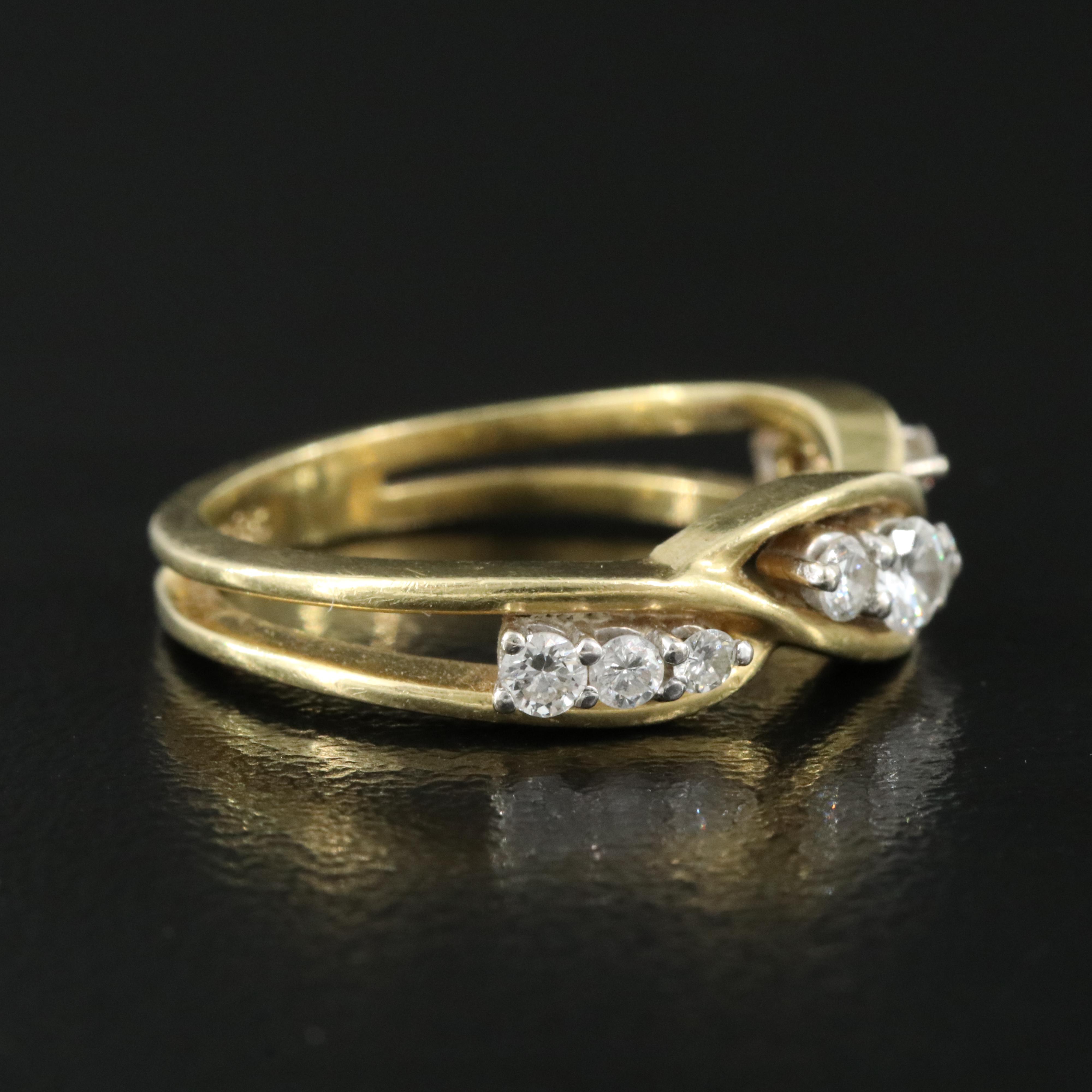 18K 0.38 CTW Diamond Ring