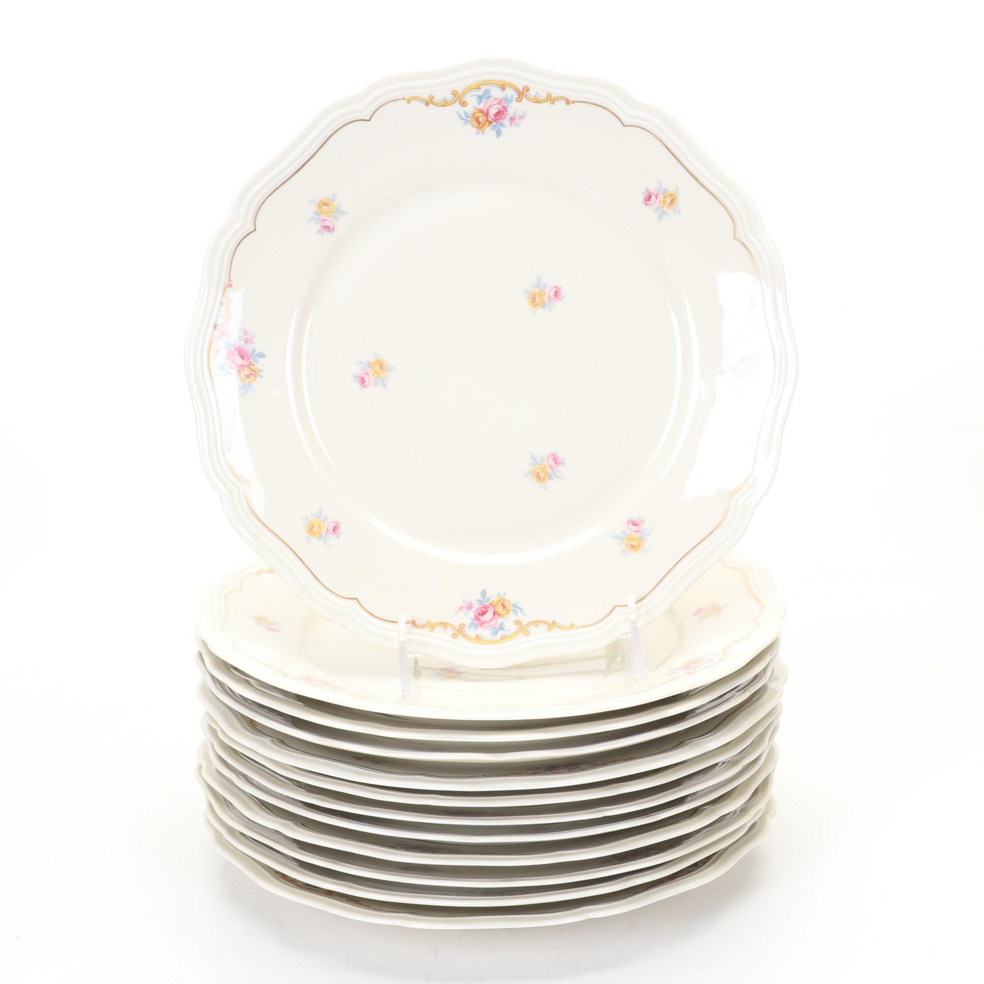 Johann Haviland "Rosenthal" Dinnerware With Serving Pieces, 1930s