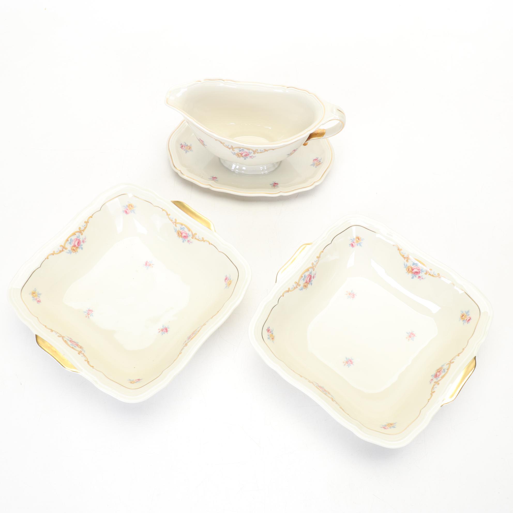 Johann Haviland "Rosenthal" Dinnerware With Serving Pieces, 1930s