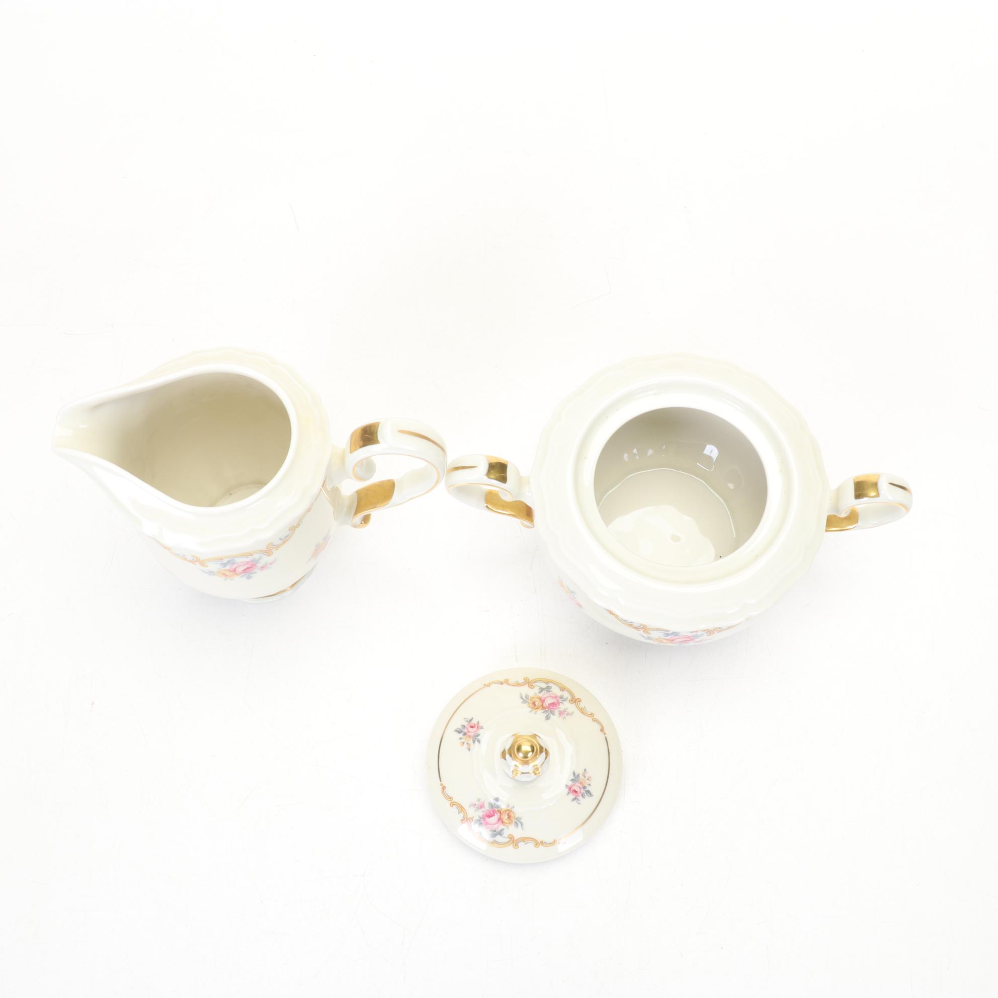 Johann Haviland "Rosenthal" Dinnerware With Serving Pieces, 1930s