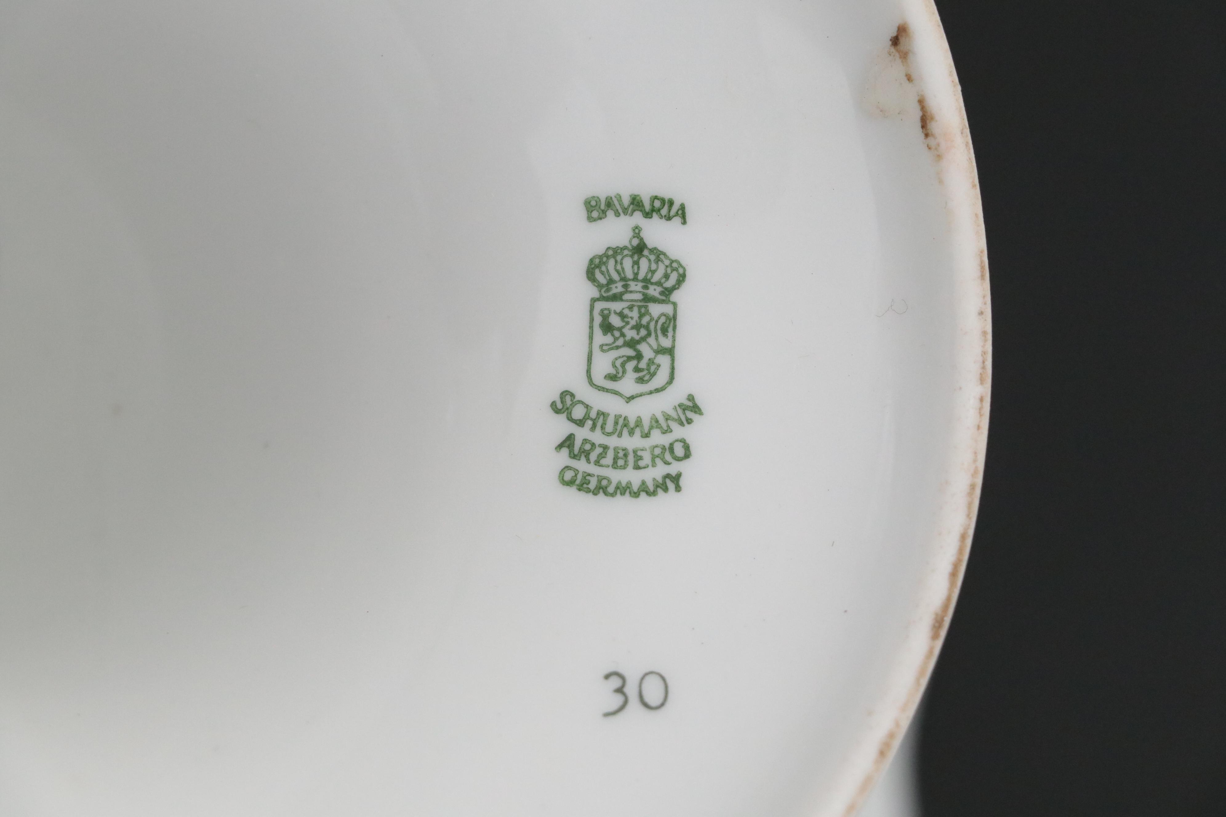 Schumann "Dresden Flowers" German Porcelain Serveware, Mid-20th Century