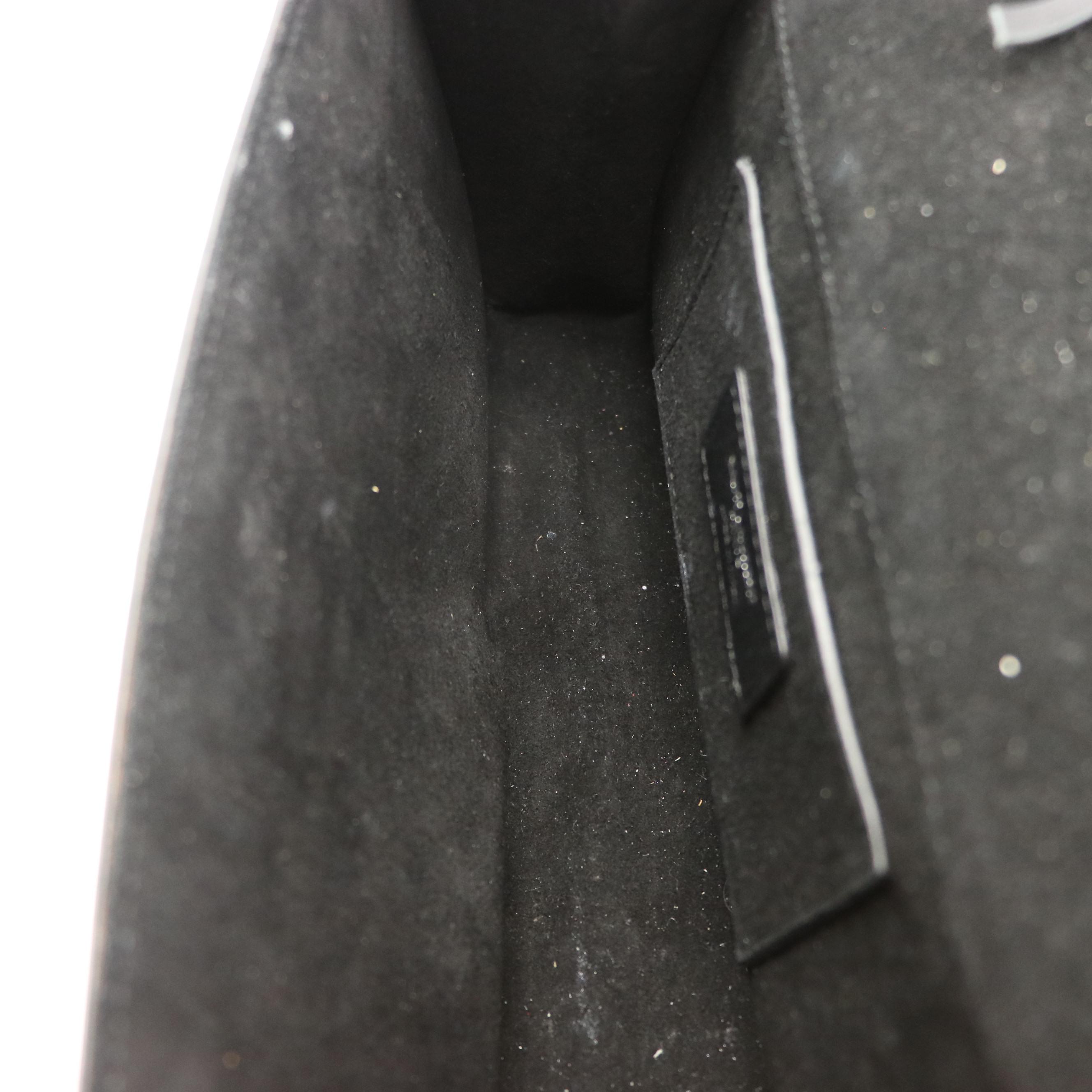 Saint Laurent Snake YSL Logo Fringe Lambskin Leather Envelope Front-Flap Bag