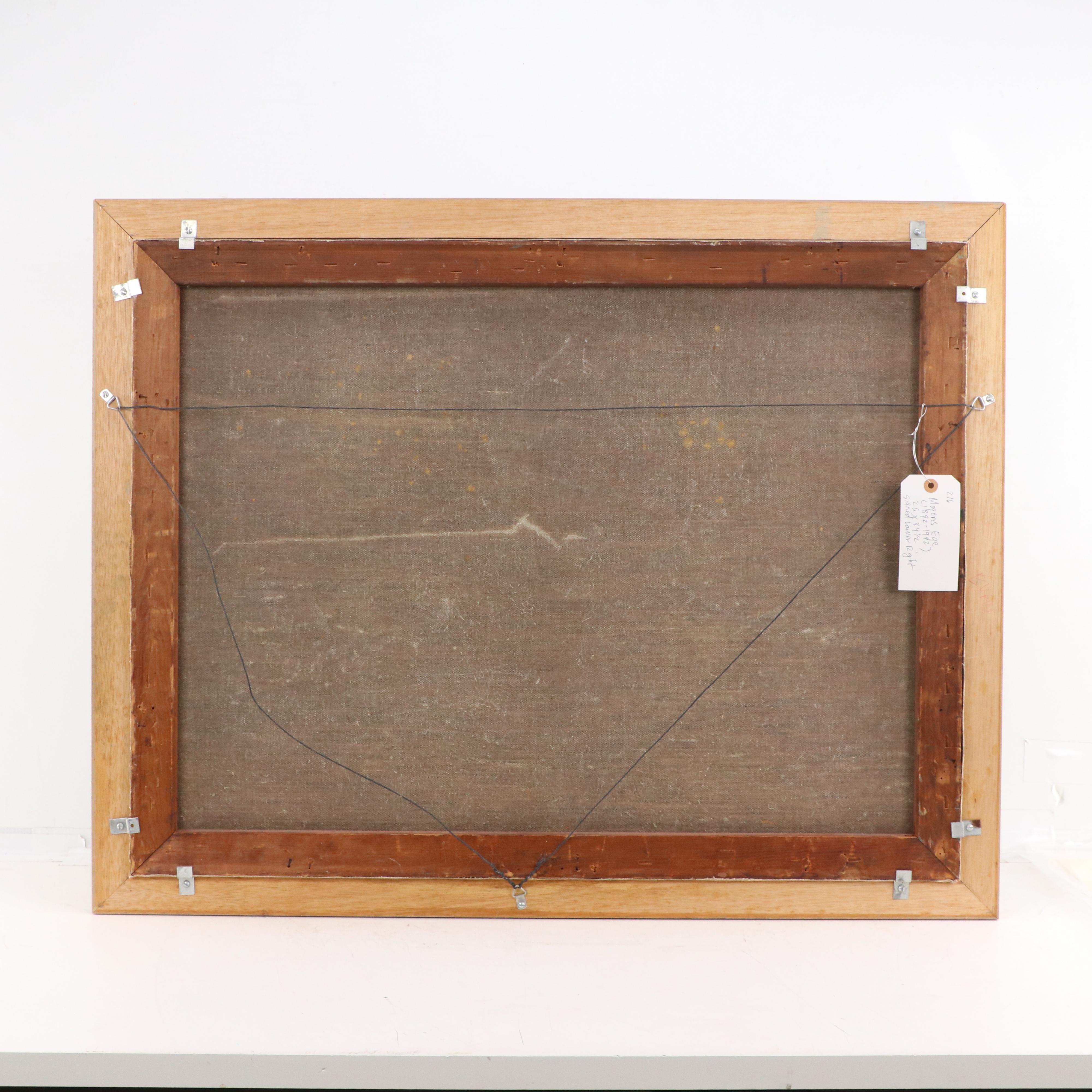 Mogens Ege Coastal Landscape Oil Painting, Circa 1920