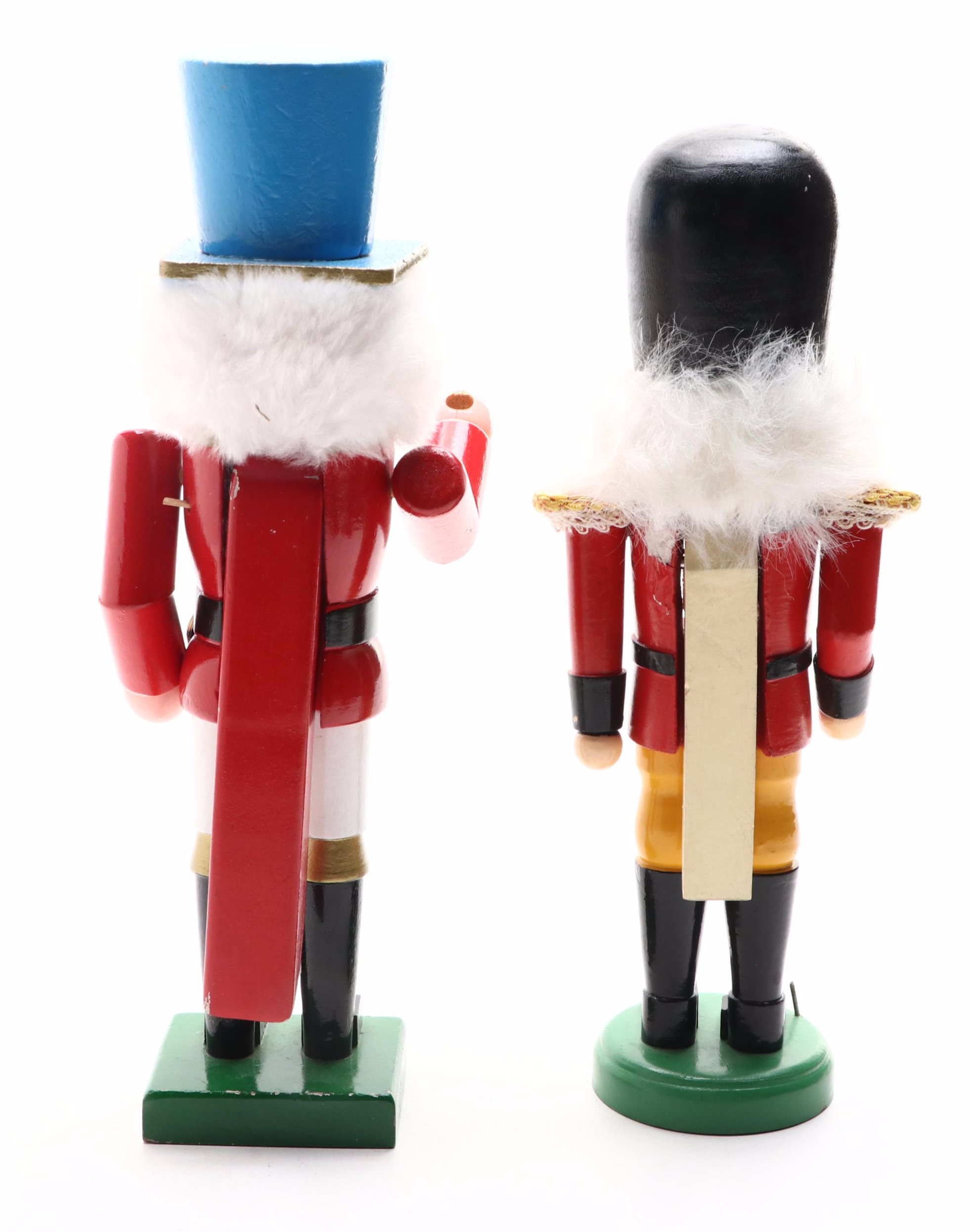 Handmade Carved Wood Figural Nutcrackers