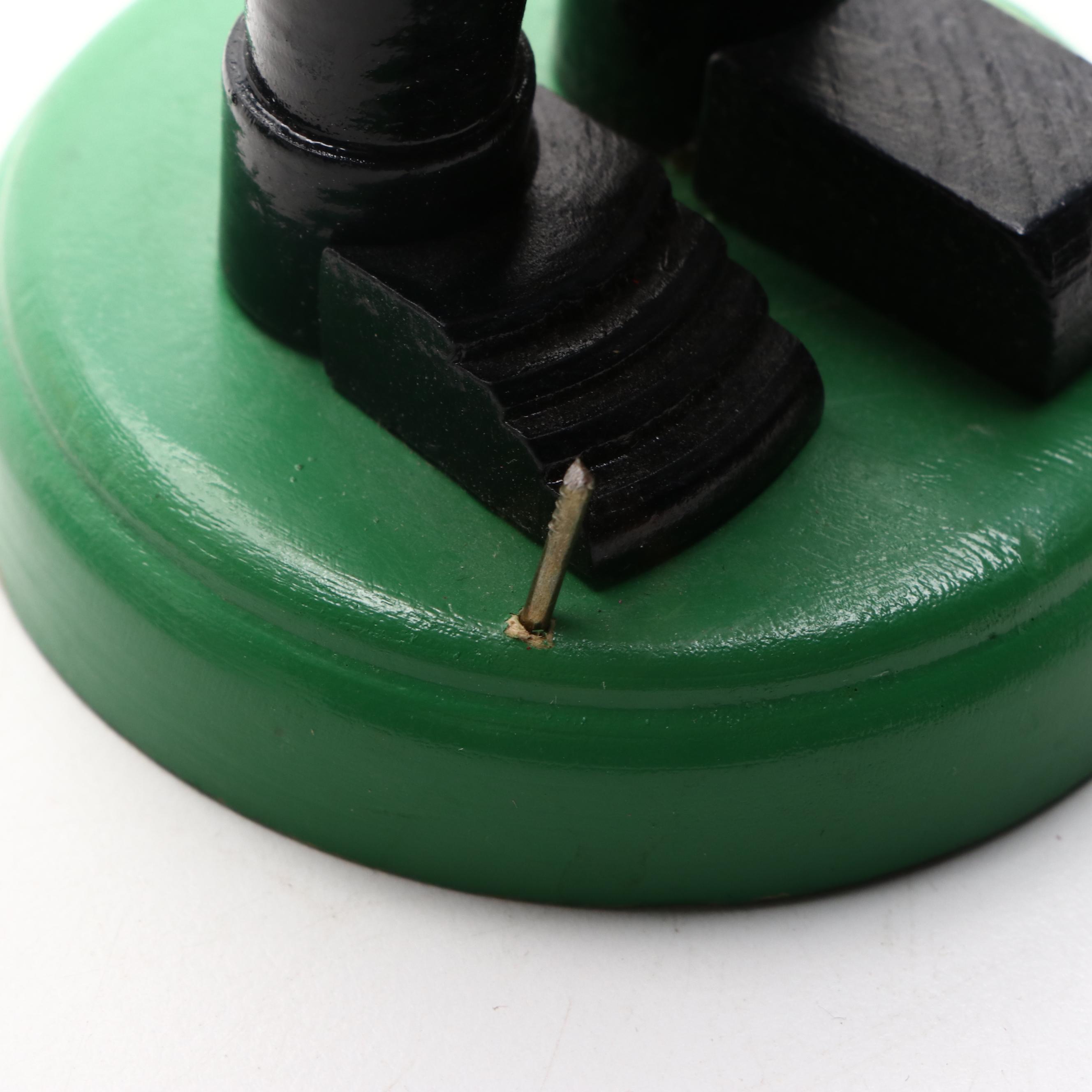 Handmade Carved Wood Figural Nutcrackers