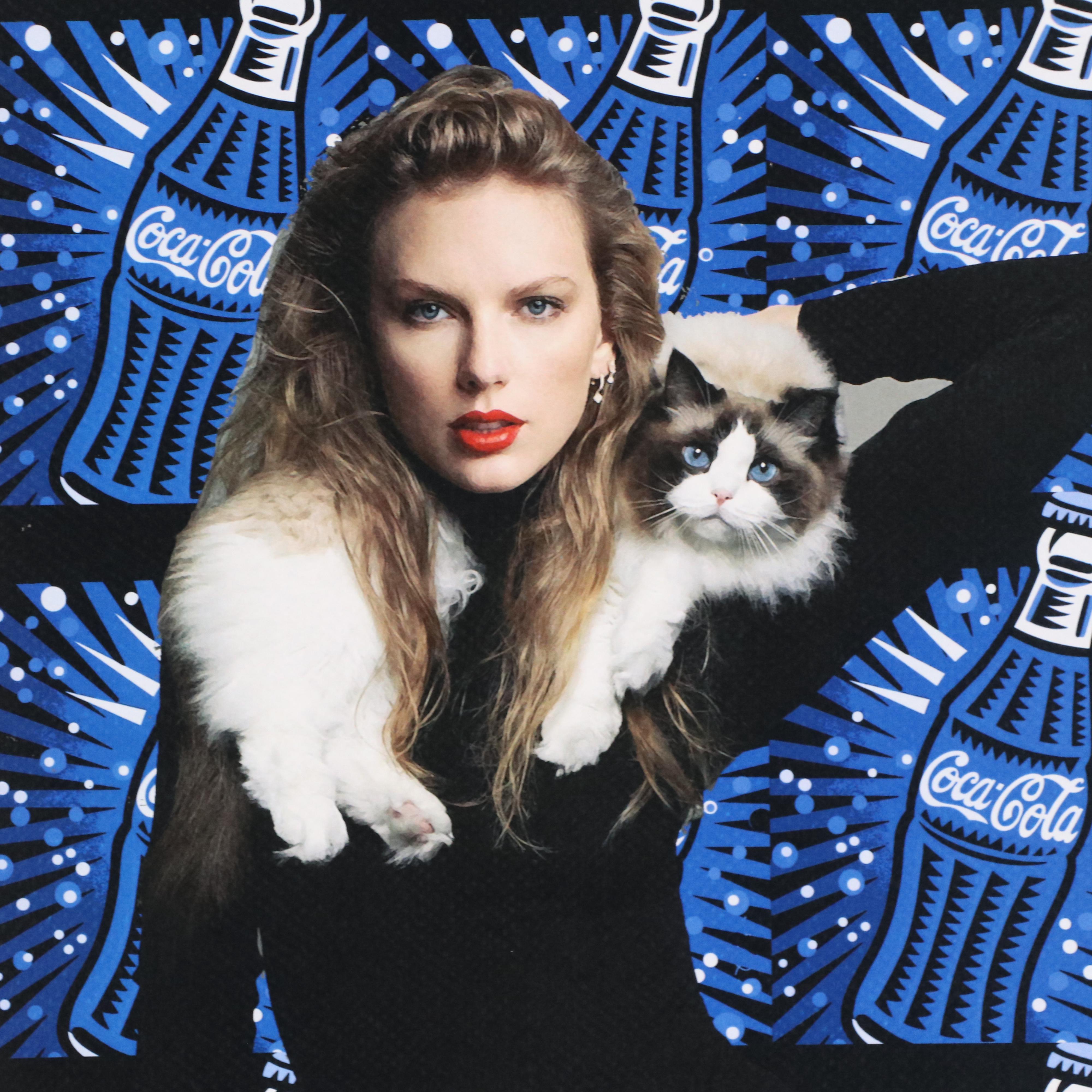 Death NYC Pop Art Graphic Print of Taylor Swift x Coca-Cola, 2023