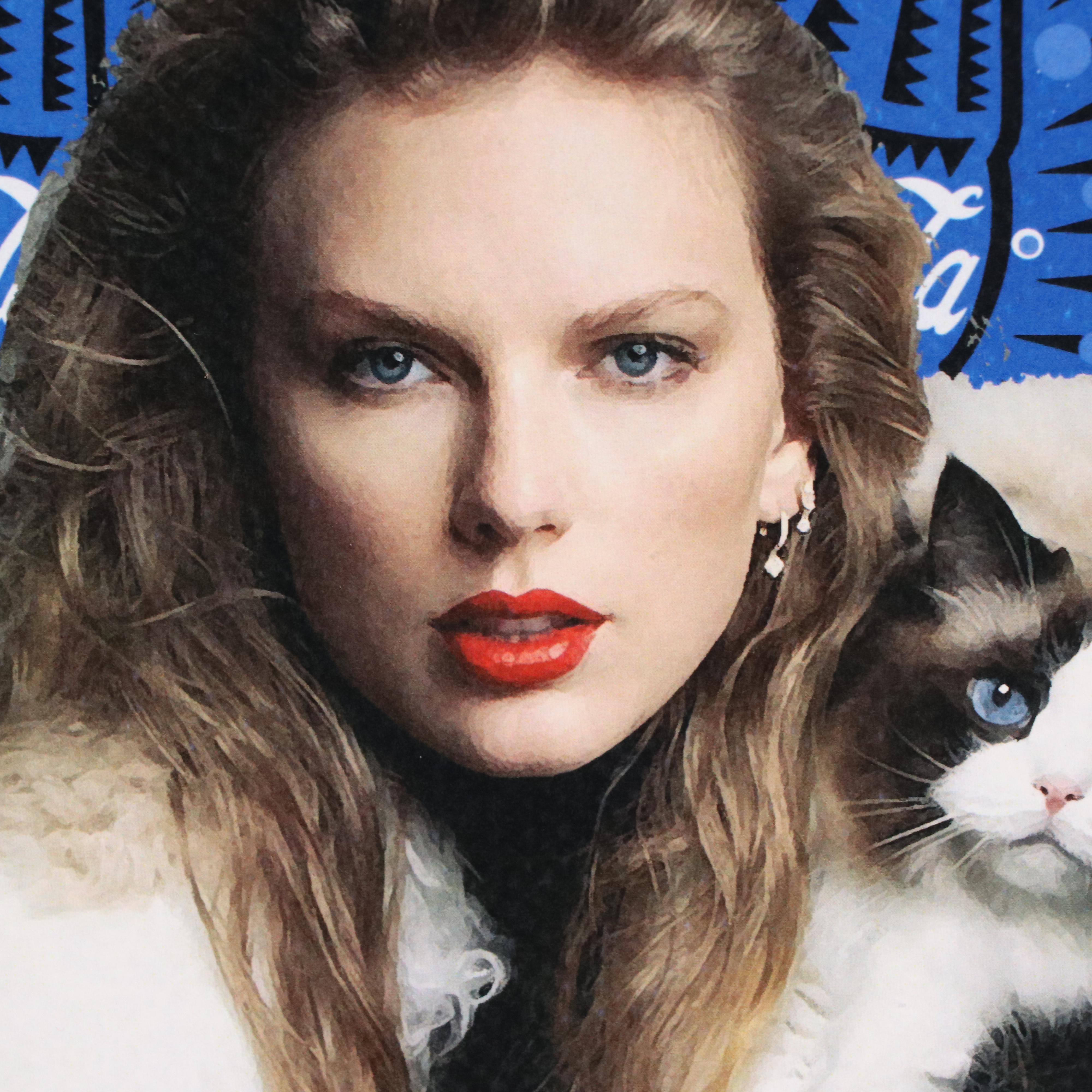 Death NYC Pop Art Graphic Print of Taylor Swift x Coca-Cola, 2023