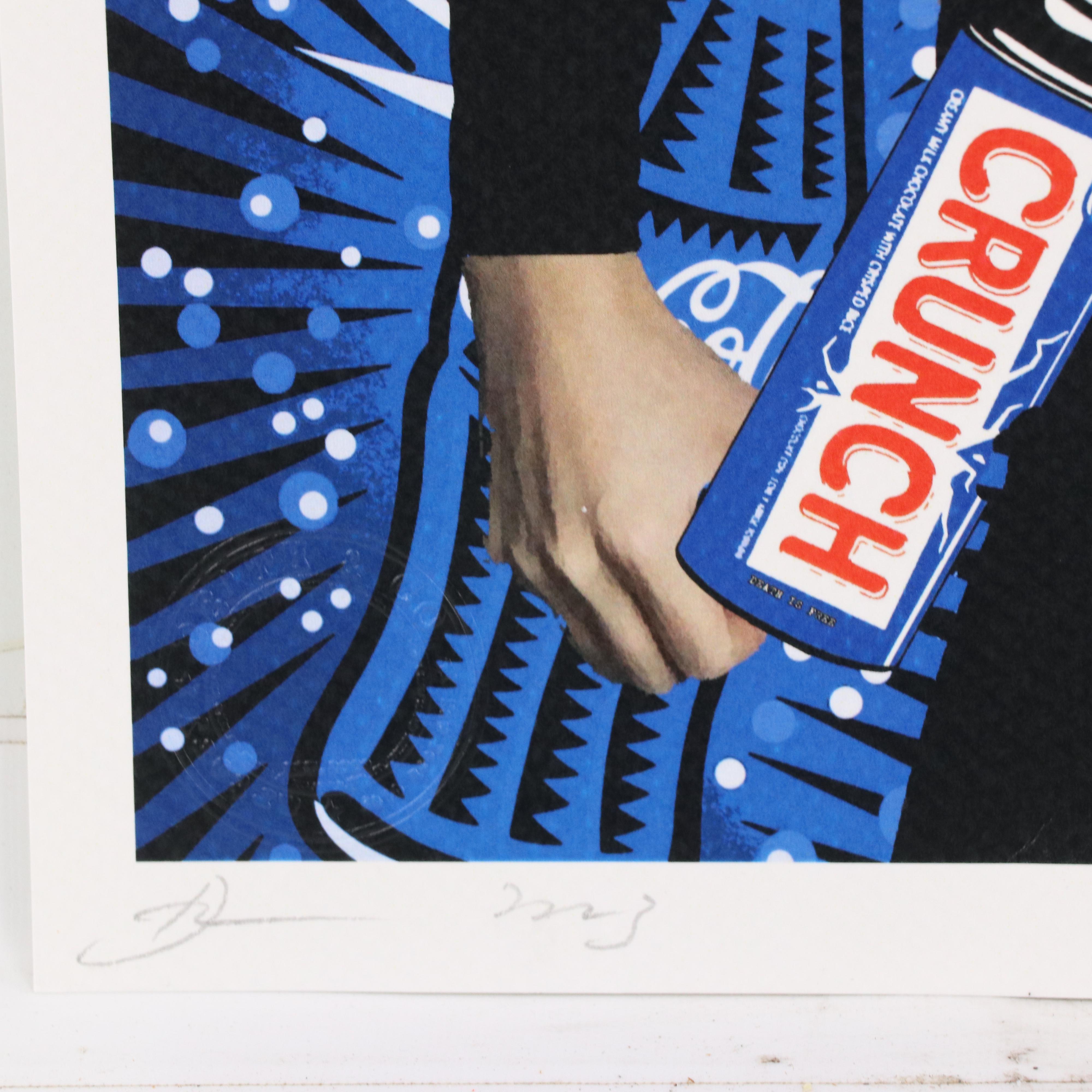 Death NYC Pop Art Graphic Print of Taylor Swift x Coca-Cola, 2023