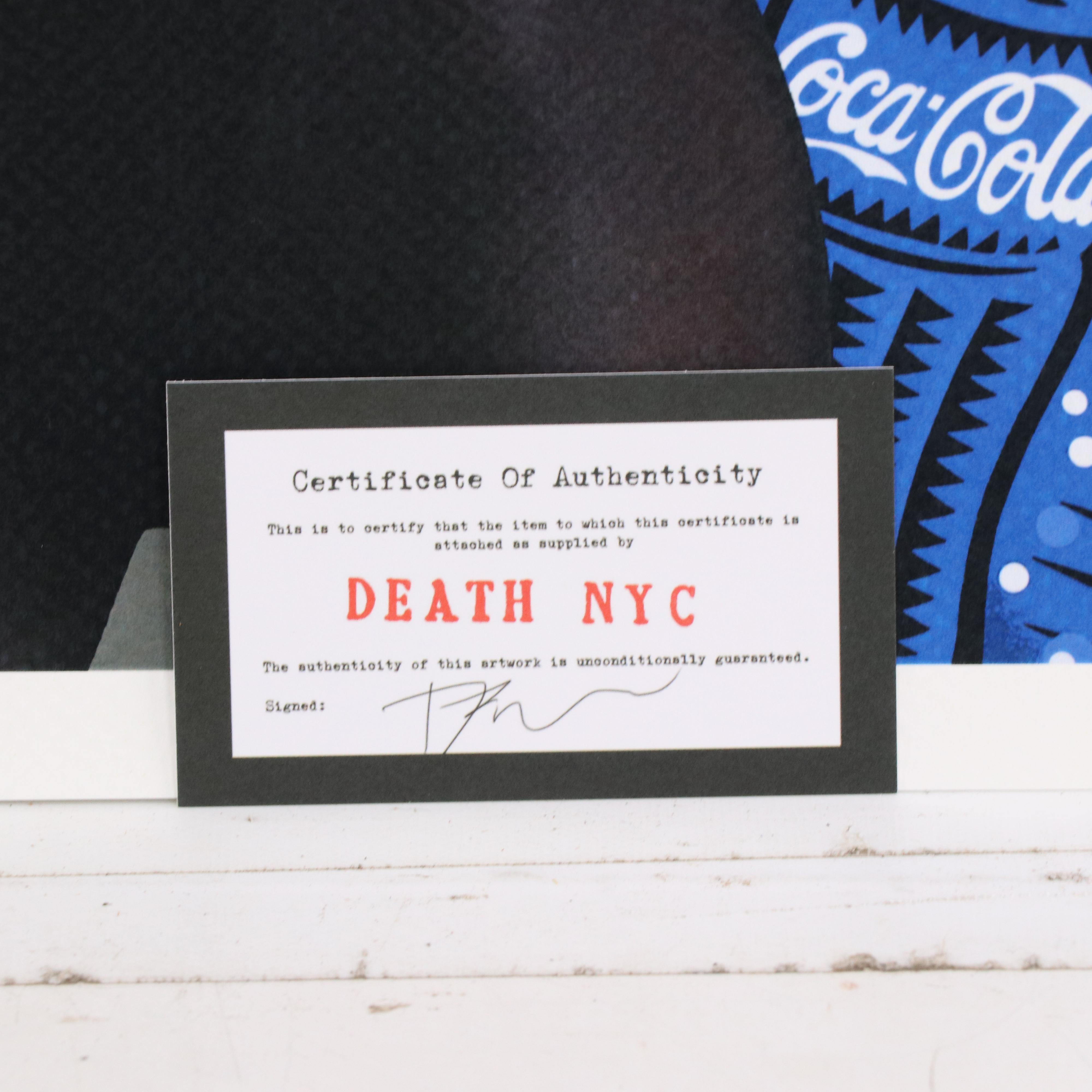 Death NYC Pop Art Graphic Print of Taylor Swift x Coca-Cola, 2023