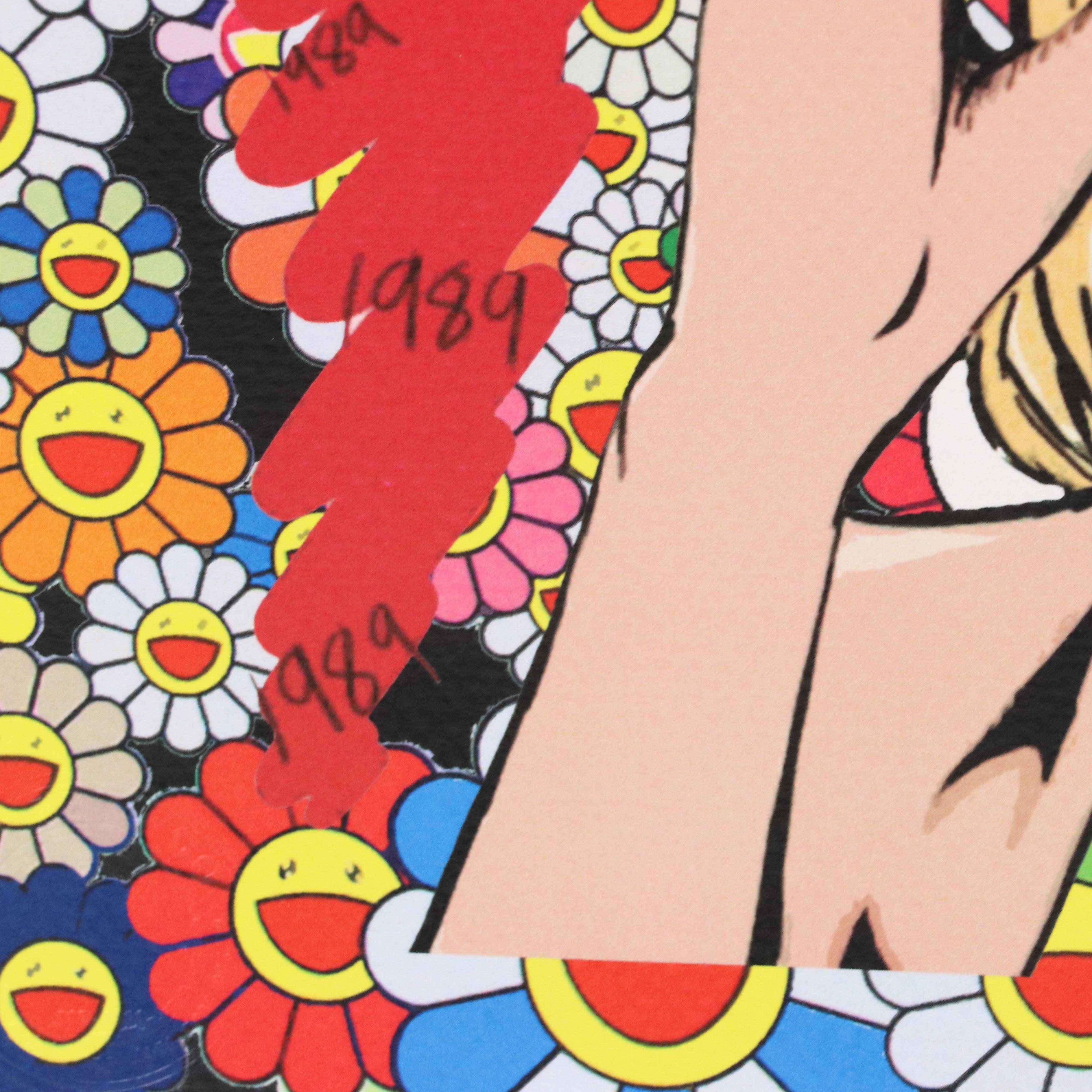 Death NYC Pop Art Graphic Print of Taylor Swift x Takashi Murakami, 2023