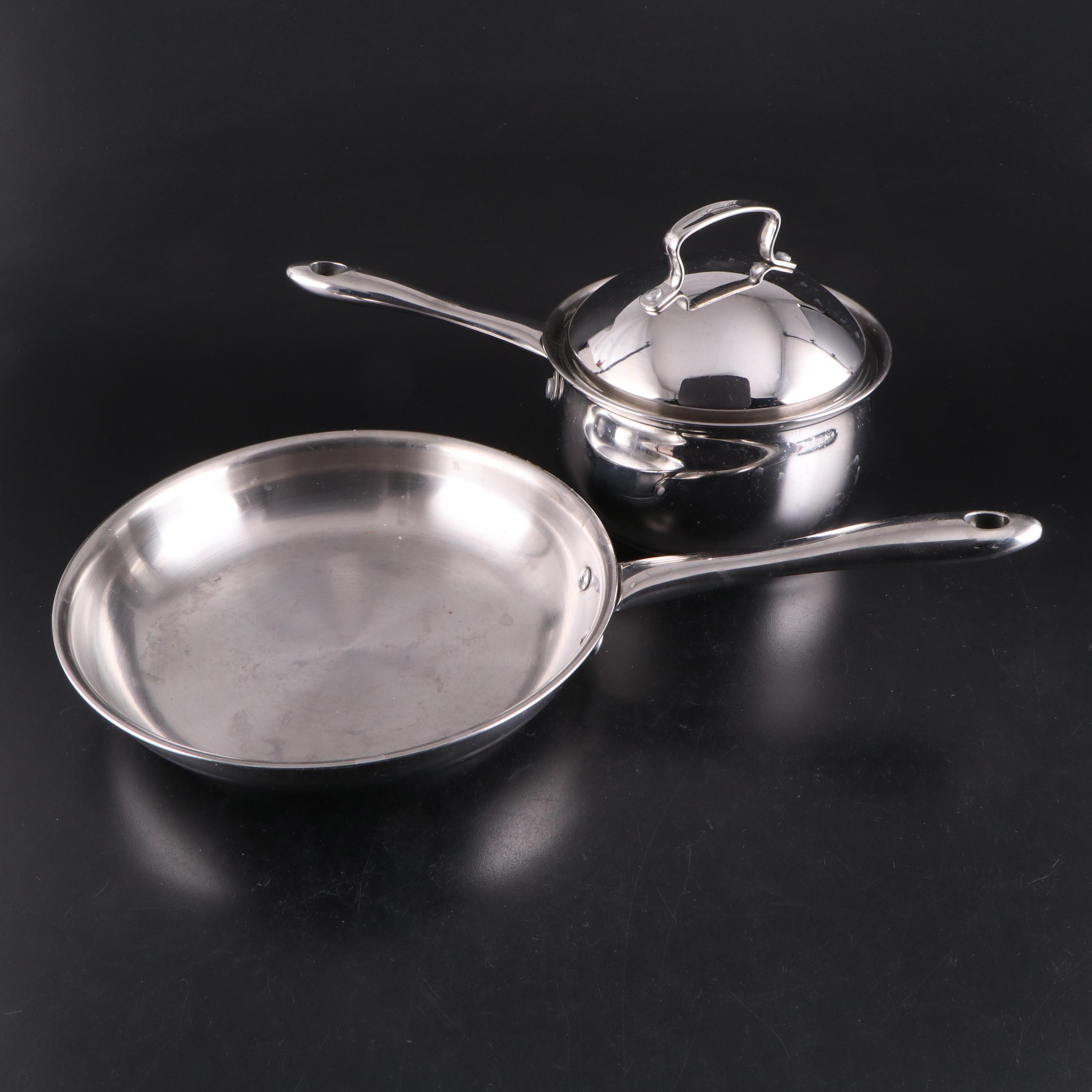 Pampered Chef Stoneware Baking Dishes with Other Stainless Steel  Pots and Pans