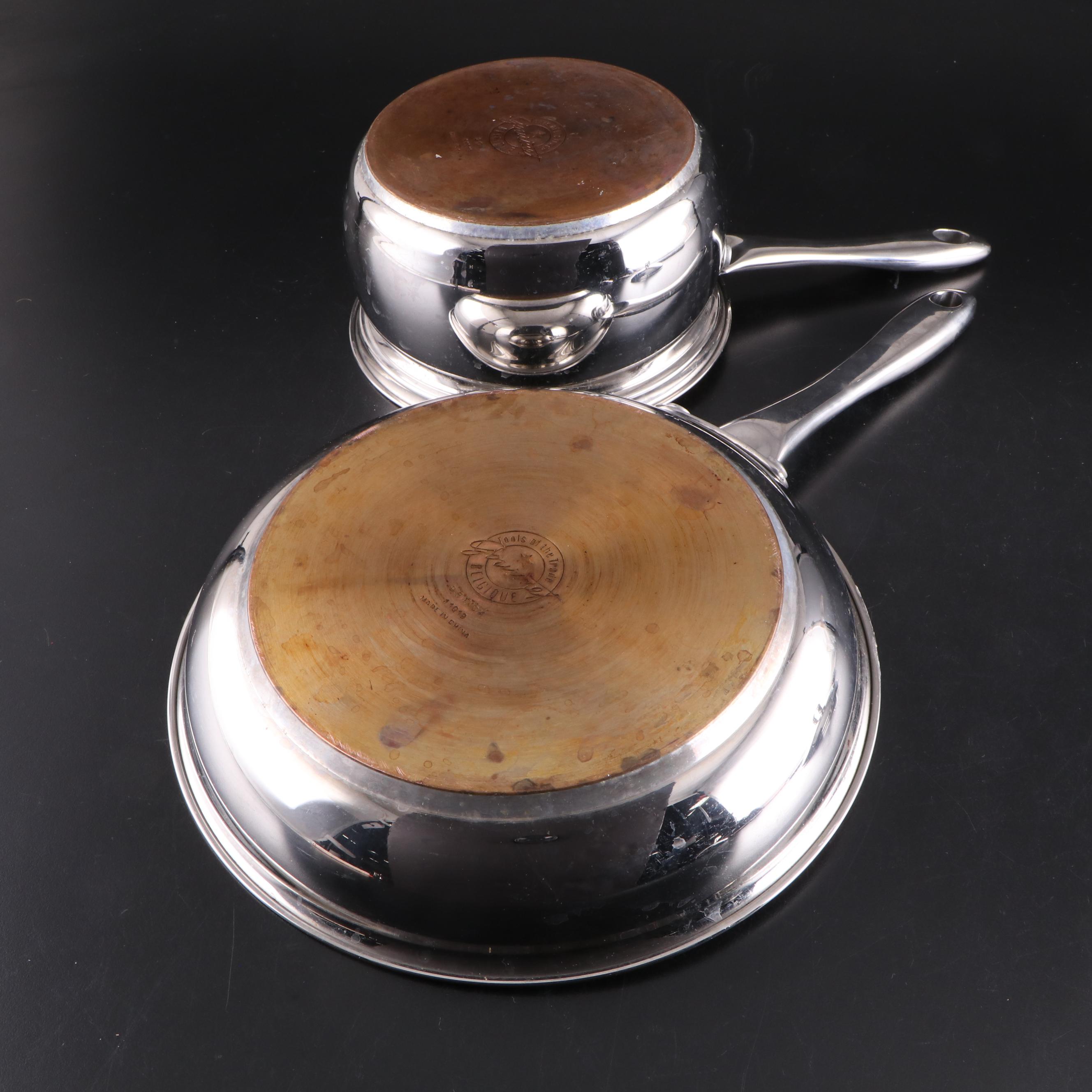 Pampered Chef Stoneware Baking Dishes with Other Stainless Steel  Pots and Pans