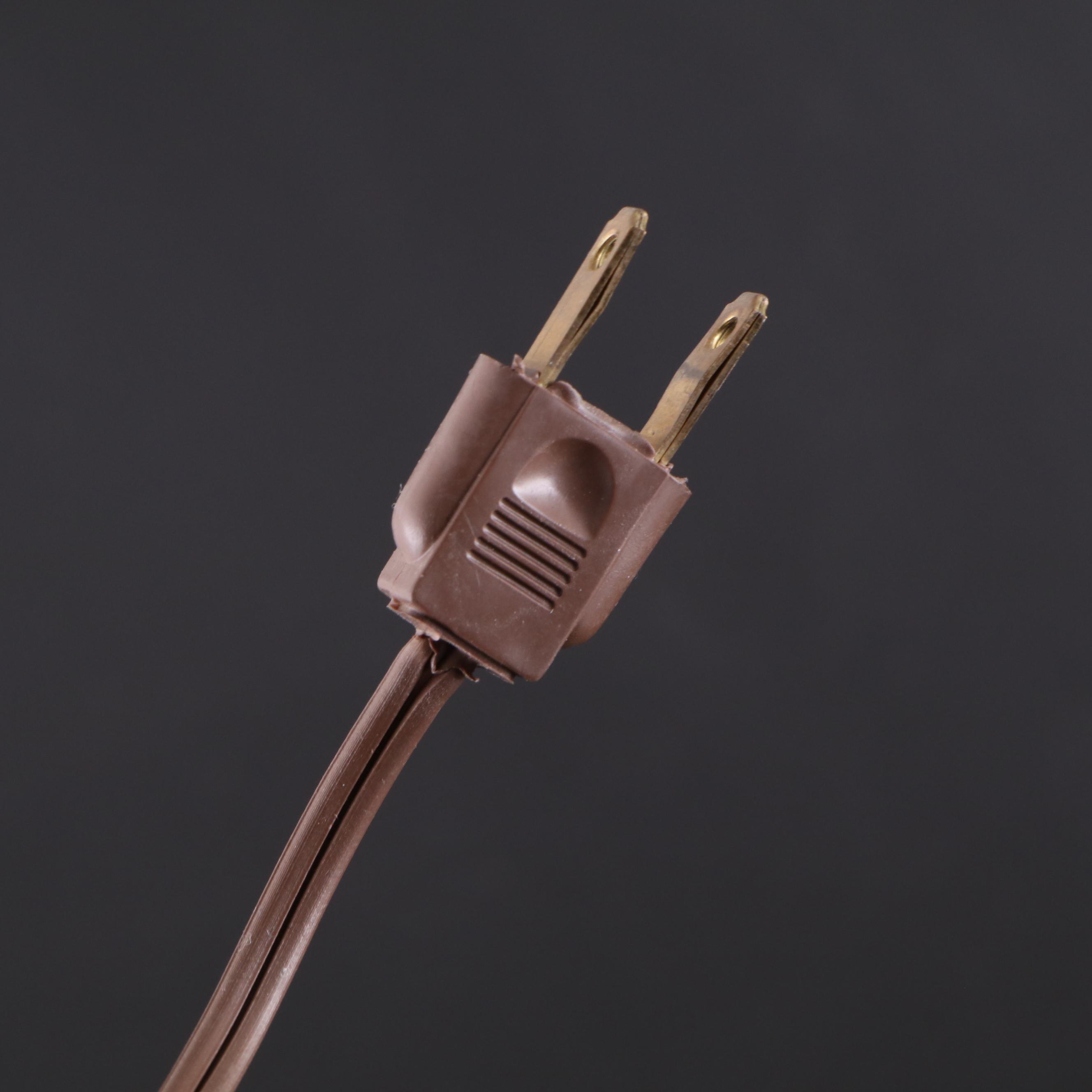 Laurel Lamp Co. Mid Century Modern Brass "Mushroom" Lamp, 1960s