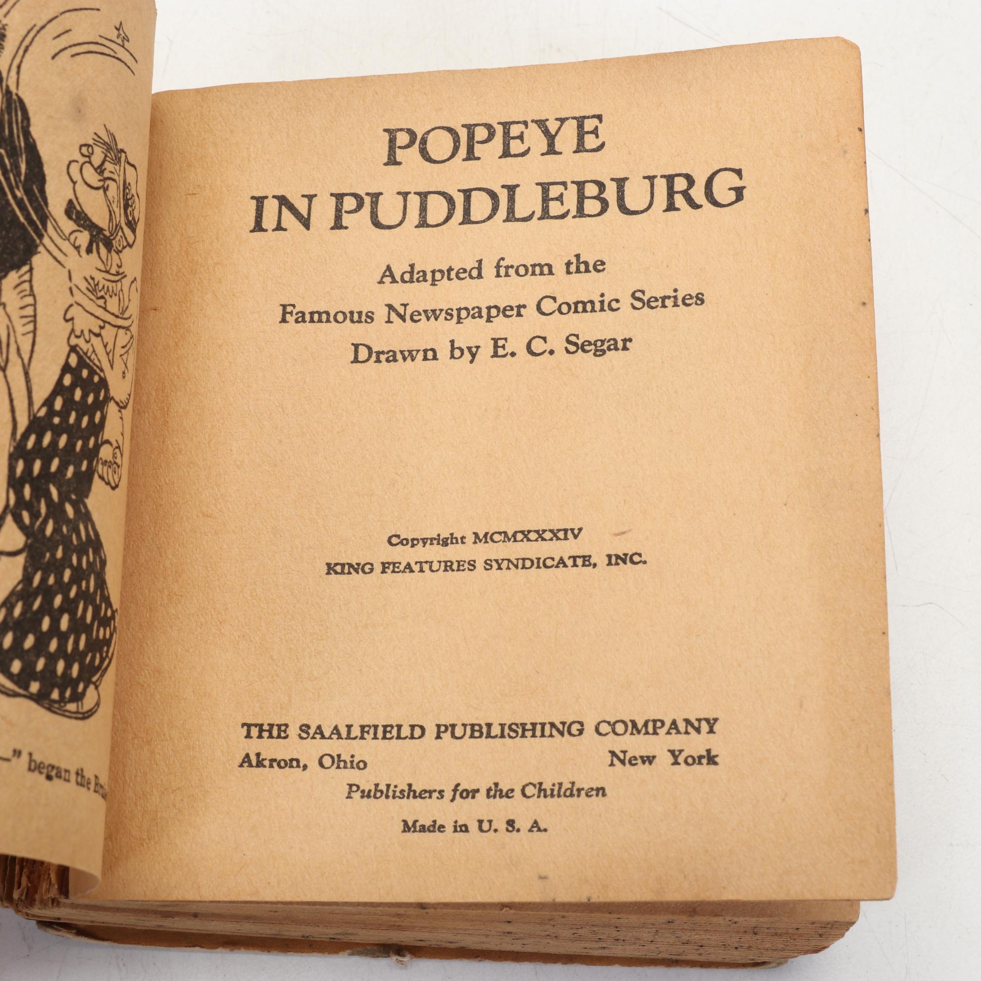 "David Copperfield," "Popeye in Puddleburg," and More Big Little Books