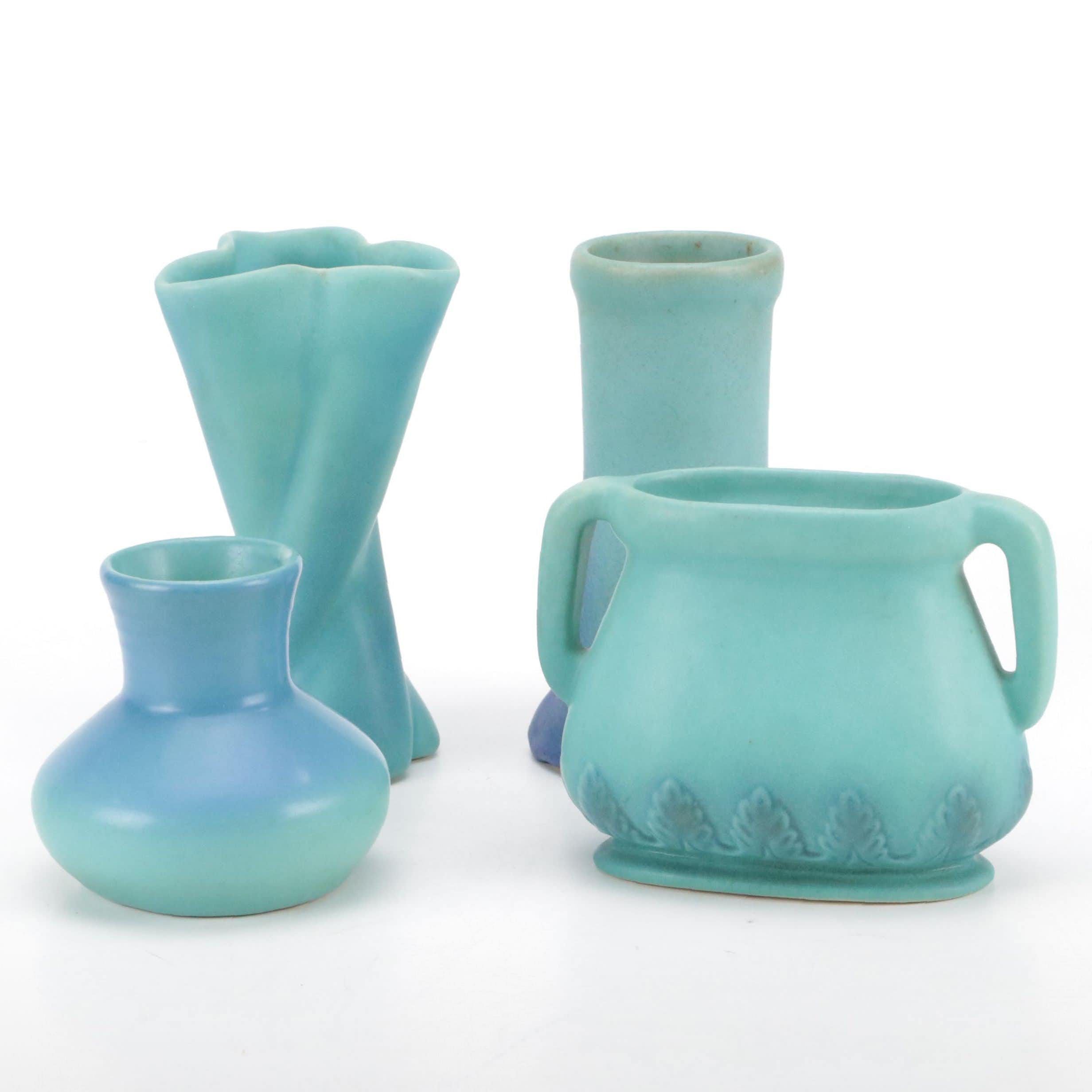 Van Briggle Ming Blue Vases