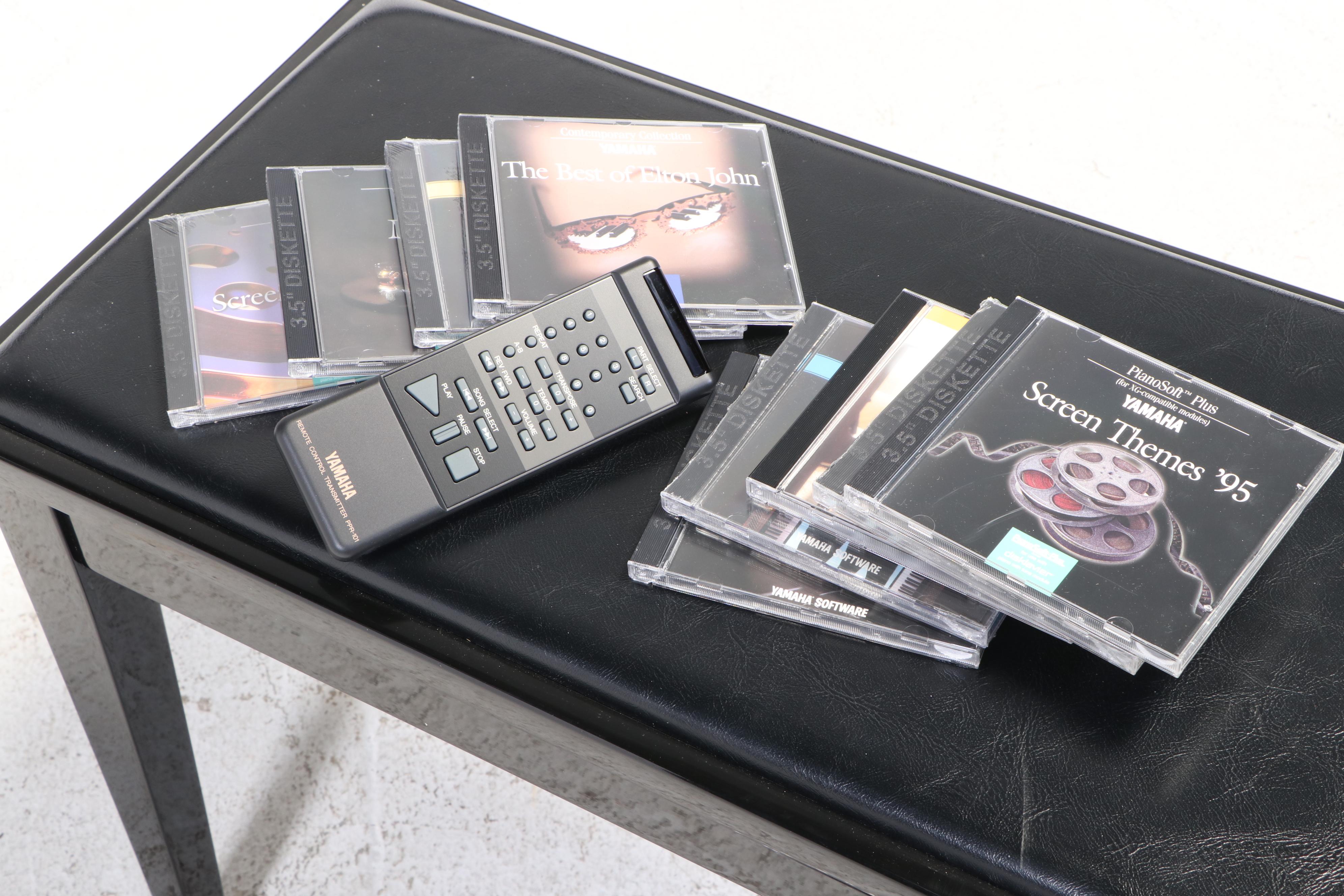 Yamaha Black-Lacquered Baby Grand Piano with Disklavier System