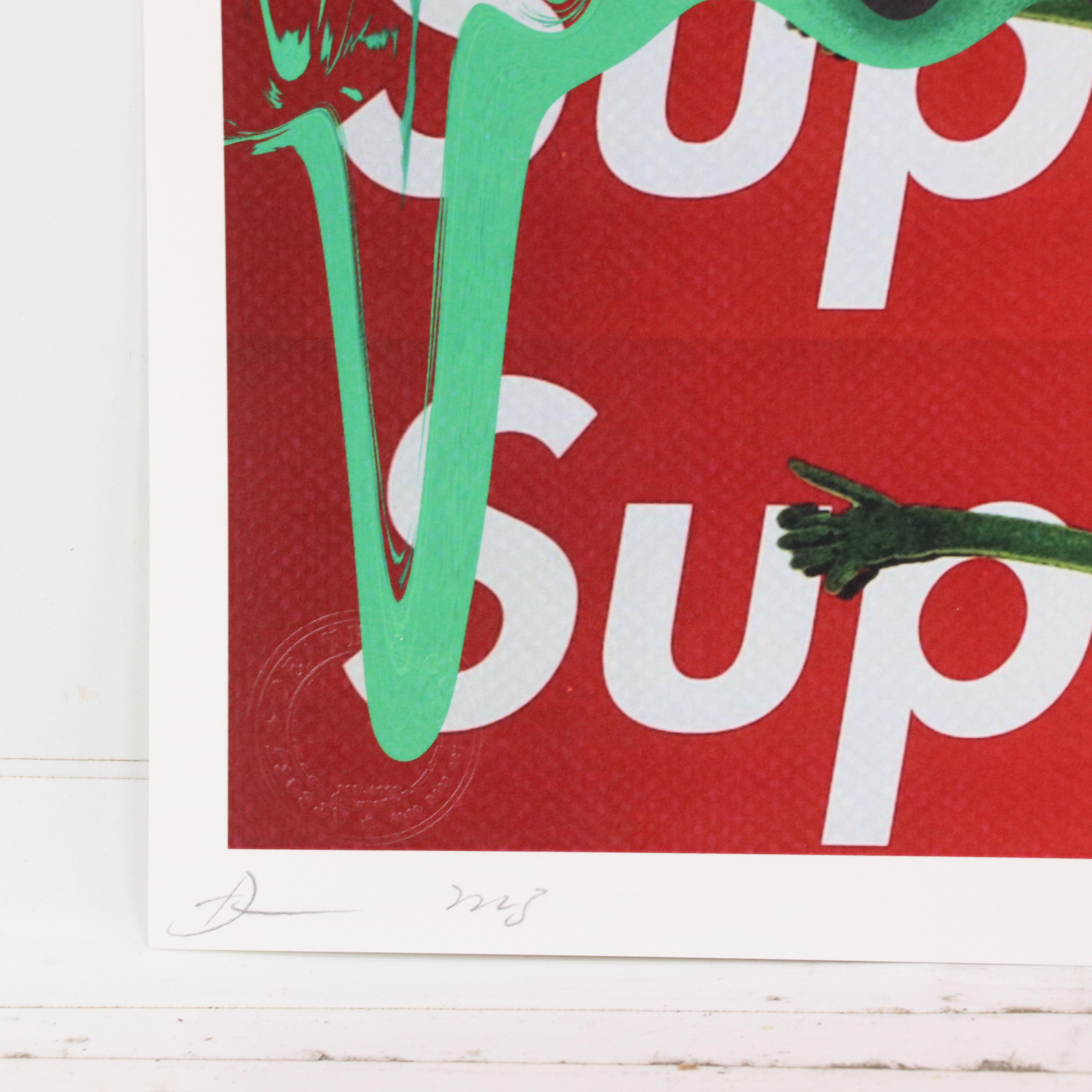 Death NYC Pop Art Graphic Print of The Joker x Supreme, 2023