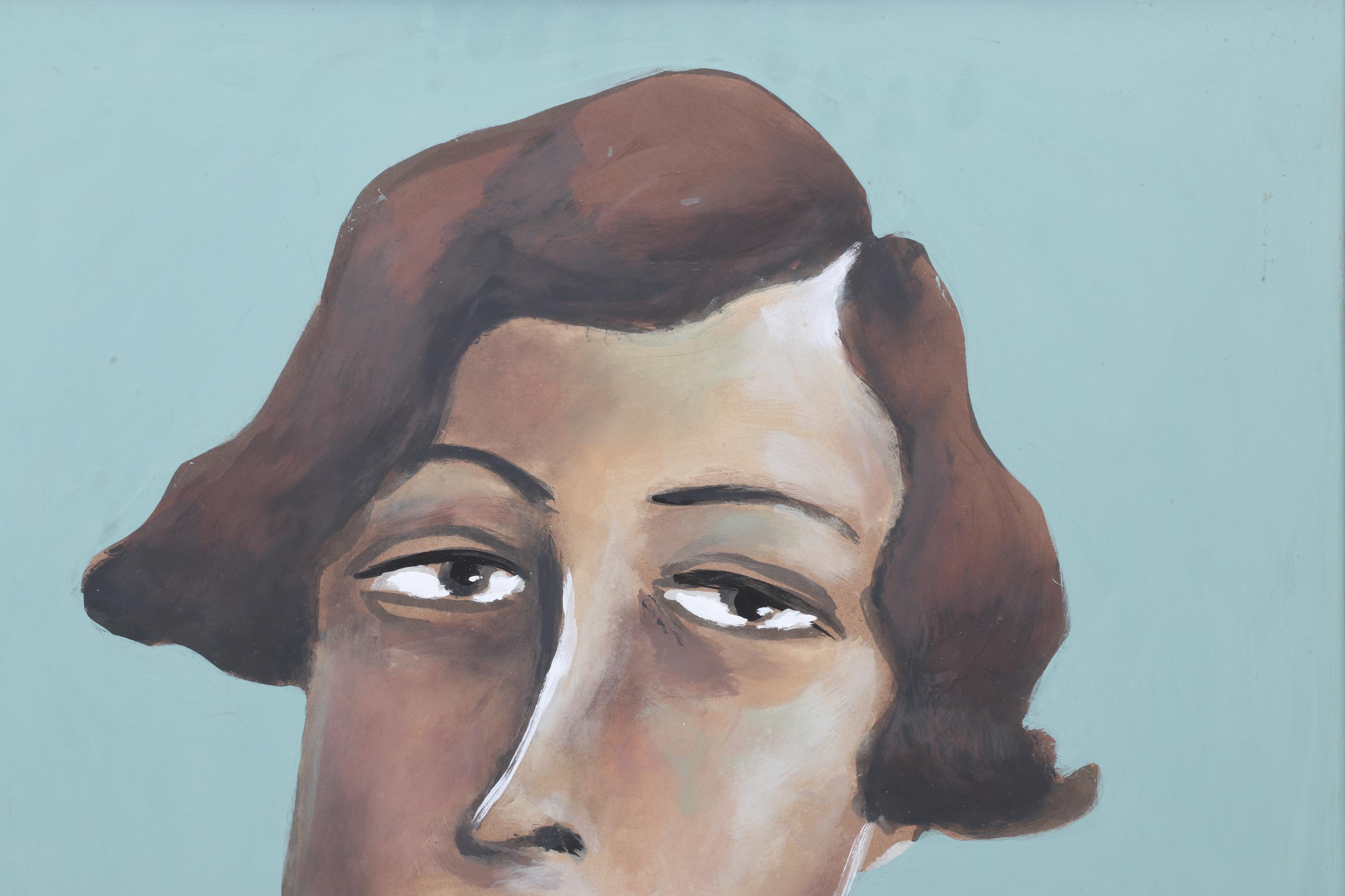 Aaron Wooten Portrait Acrylic Painting "Agatha Christie," 2023