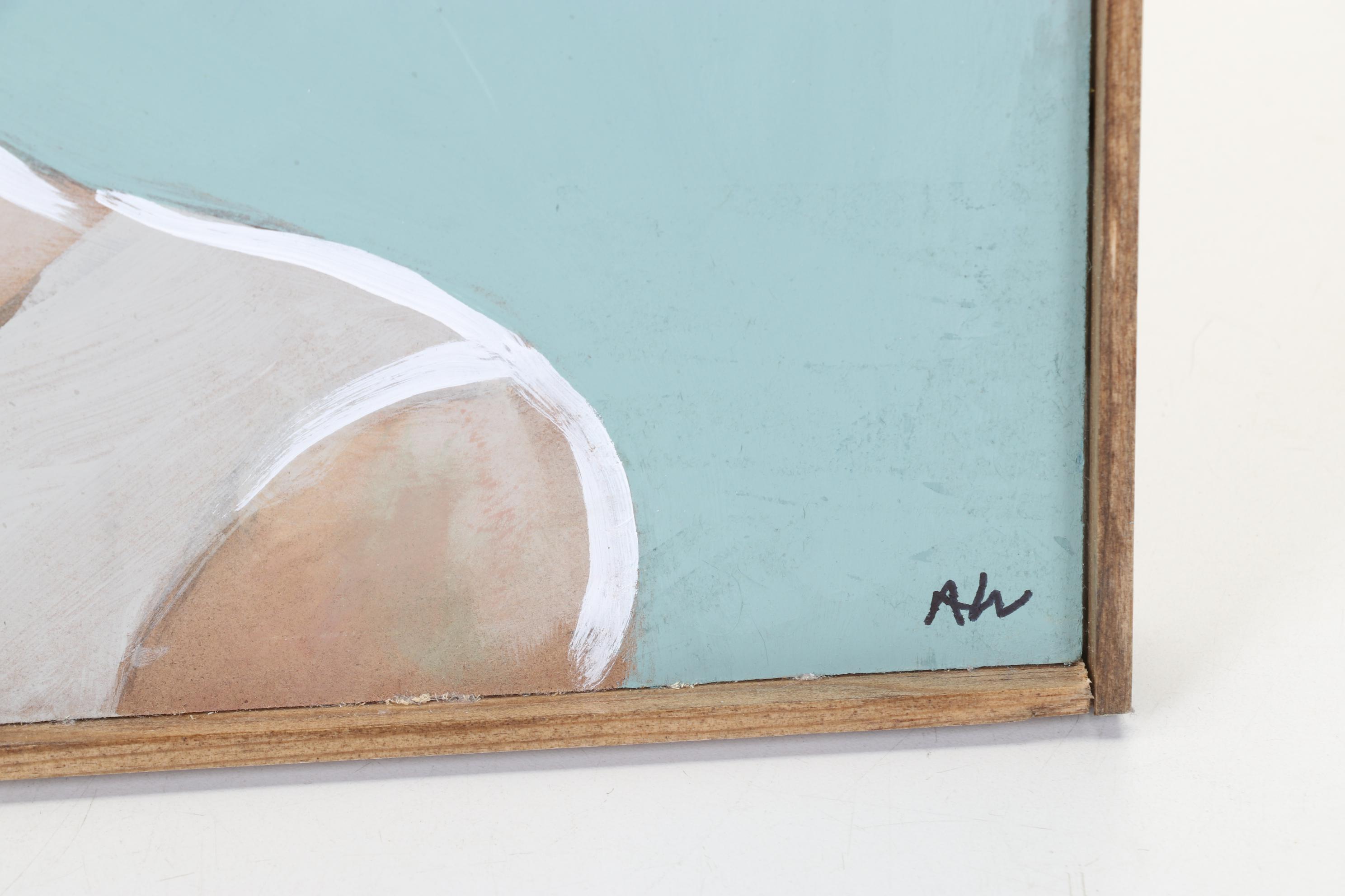 Aaron Wooten Portrait Acrylic Painting "Agatha Christie," 2023