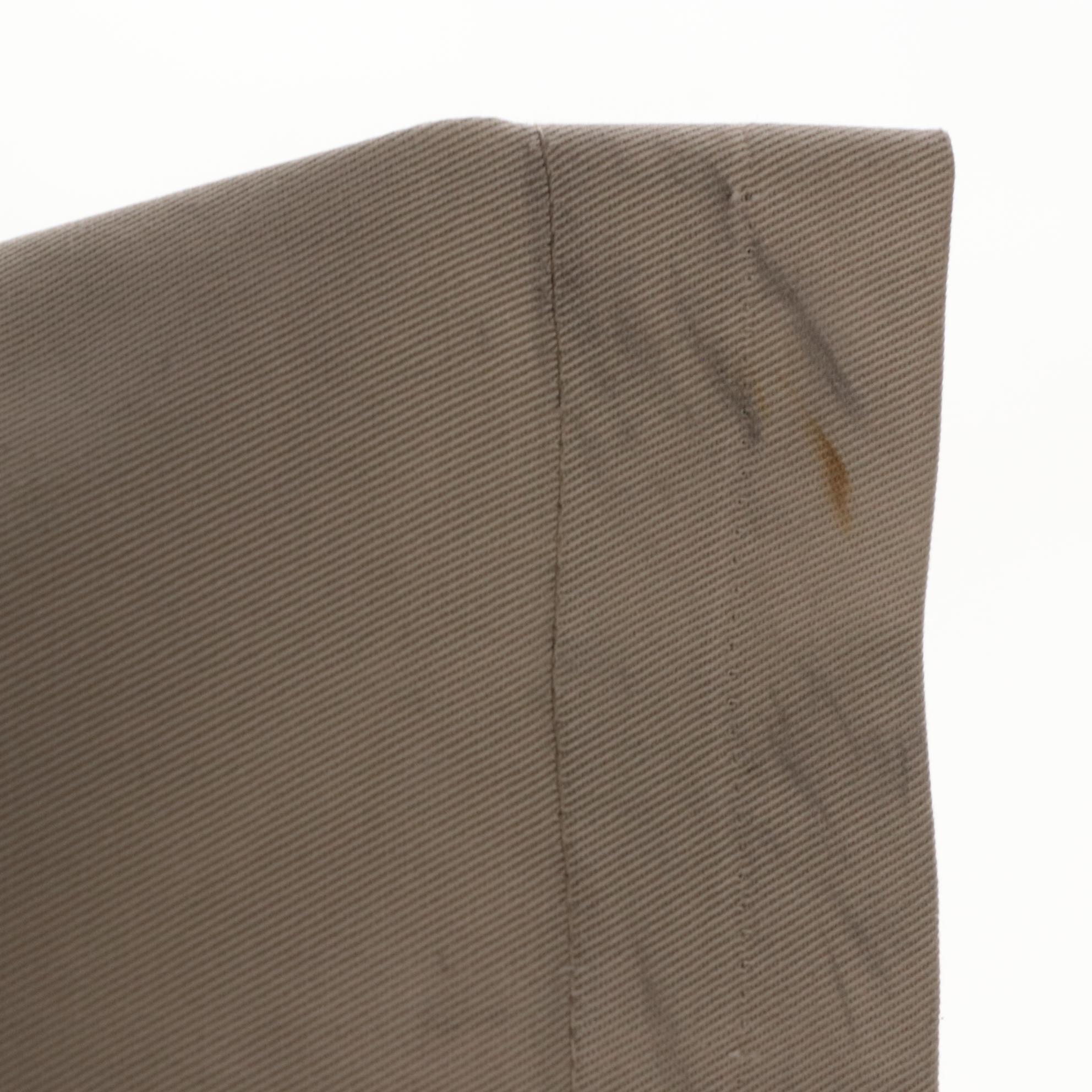 Men's Brooks Brothers Khaki Pleat-Front Wool Blend Trousers