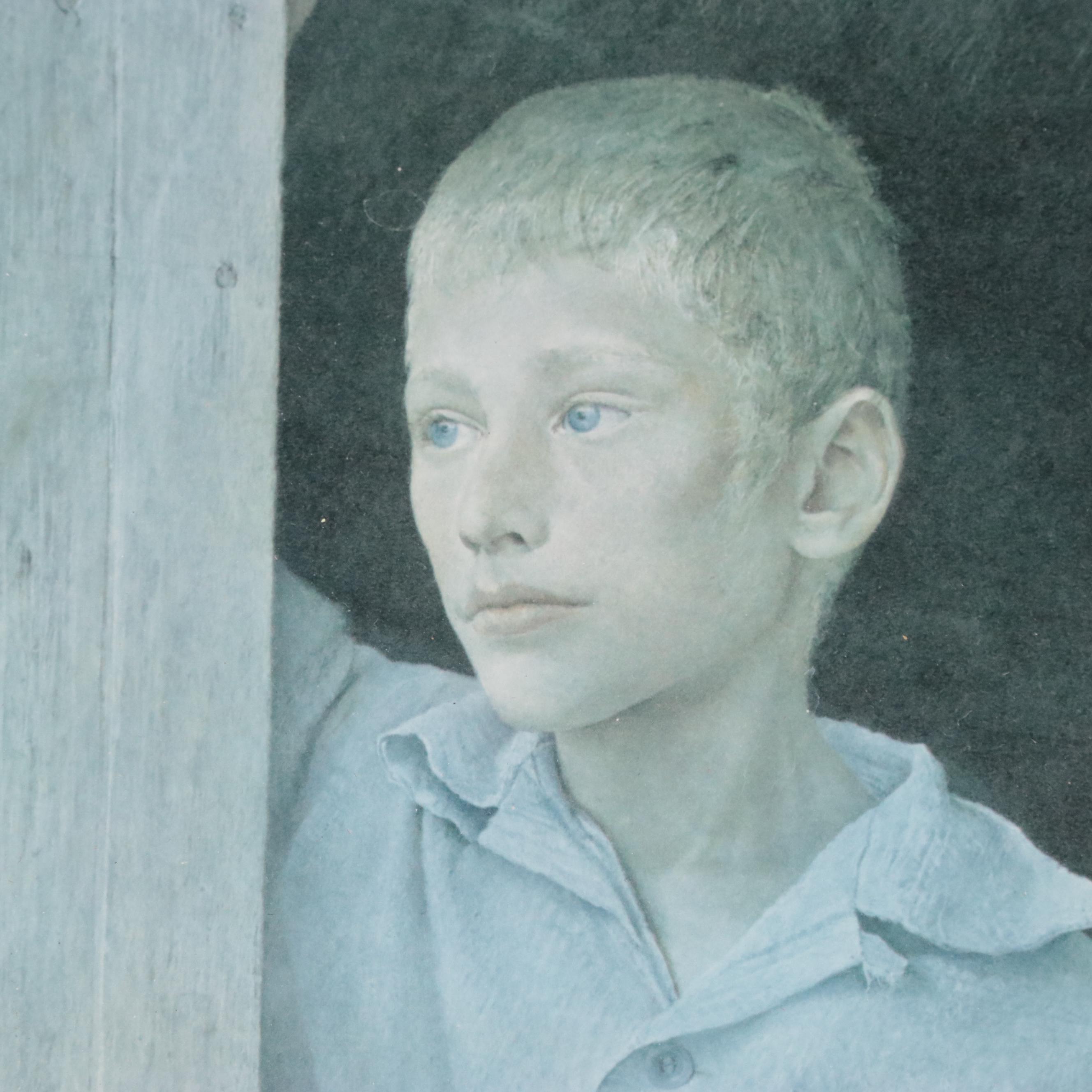 Collotype after Andrew Wyeth's "Albert's Son"