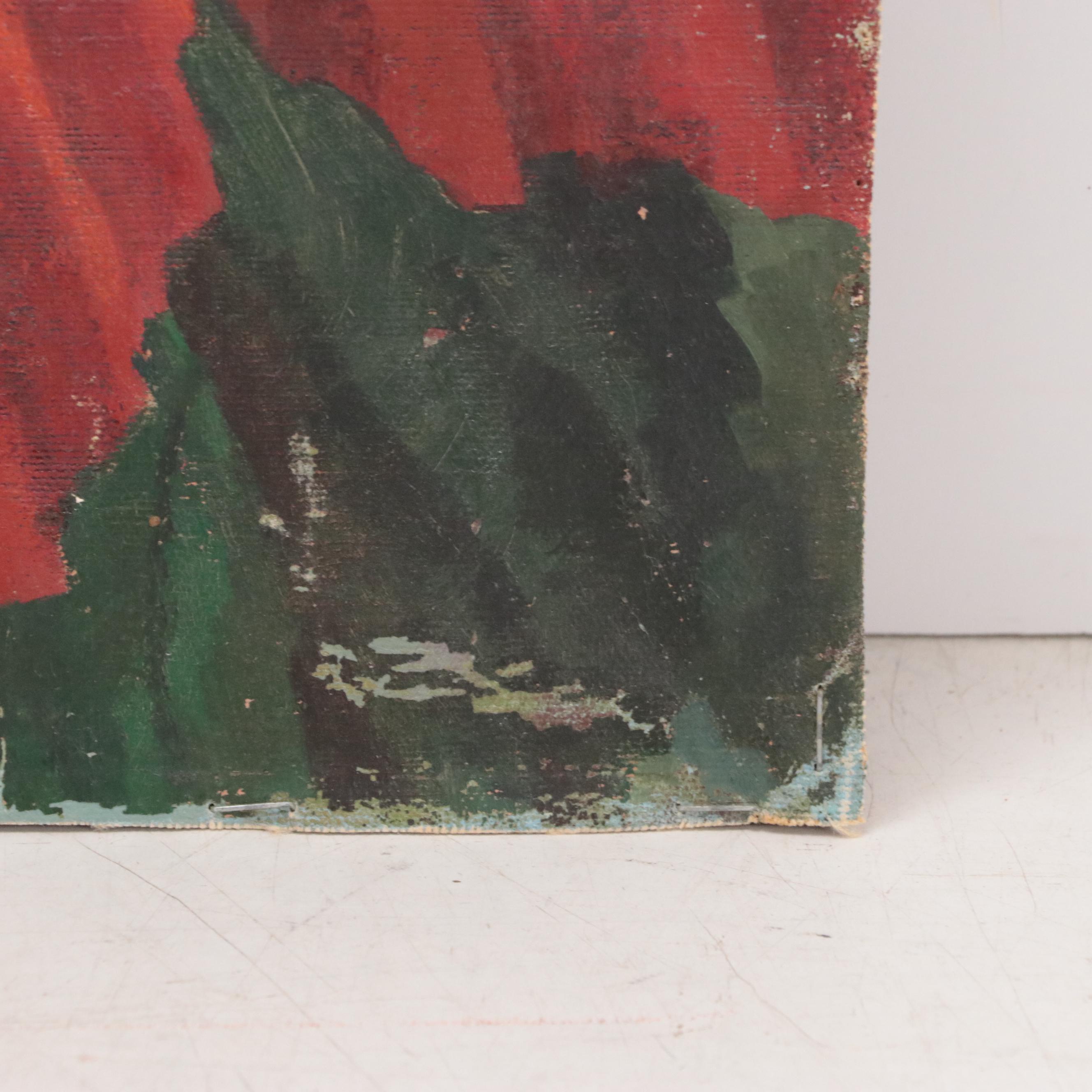 Oil Painting of Hibiscus Bloom