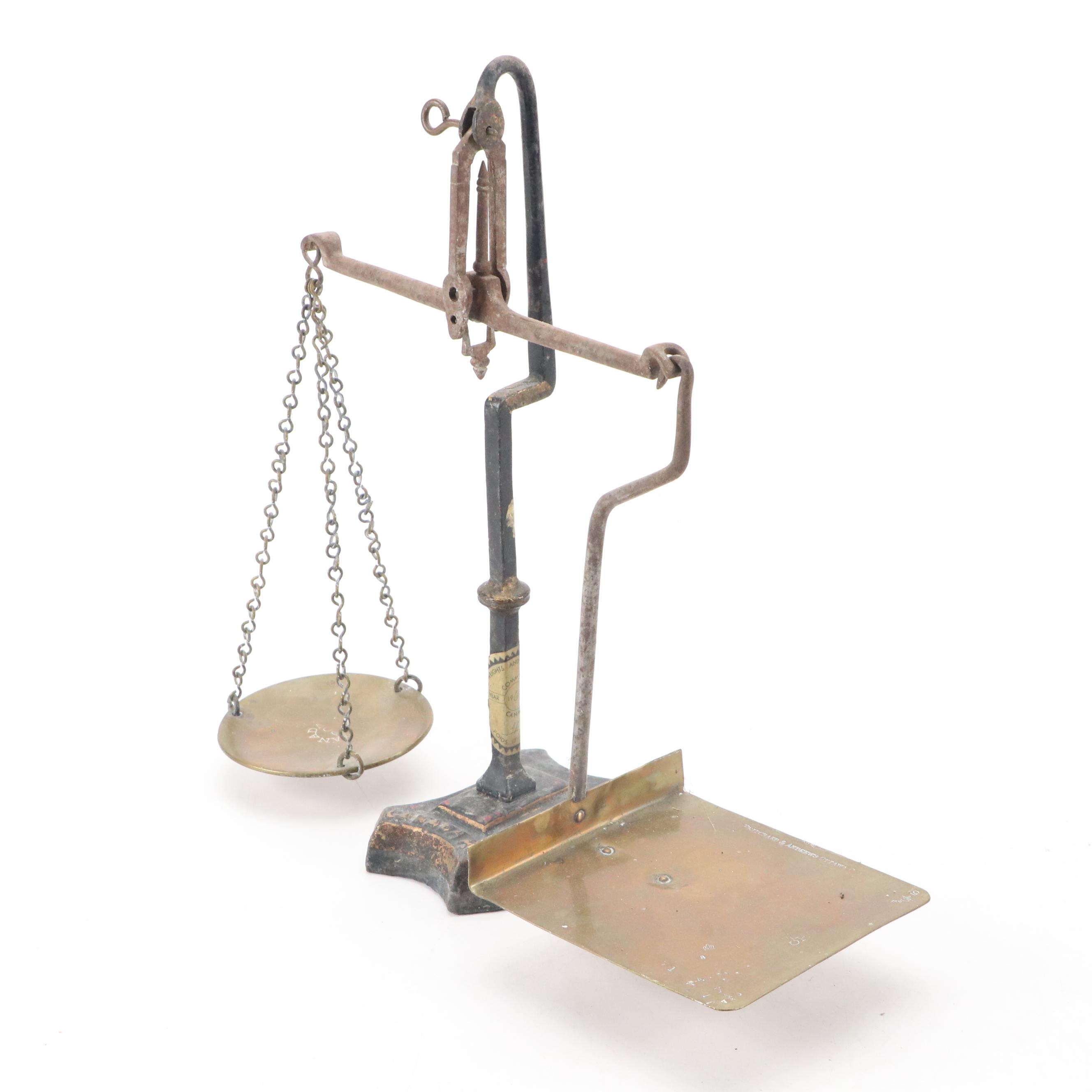 Pritchard & Andrews Canadian Balance Scale with Italian Balance Scale