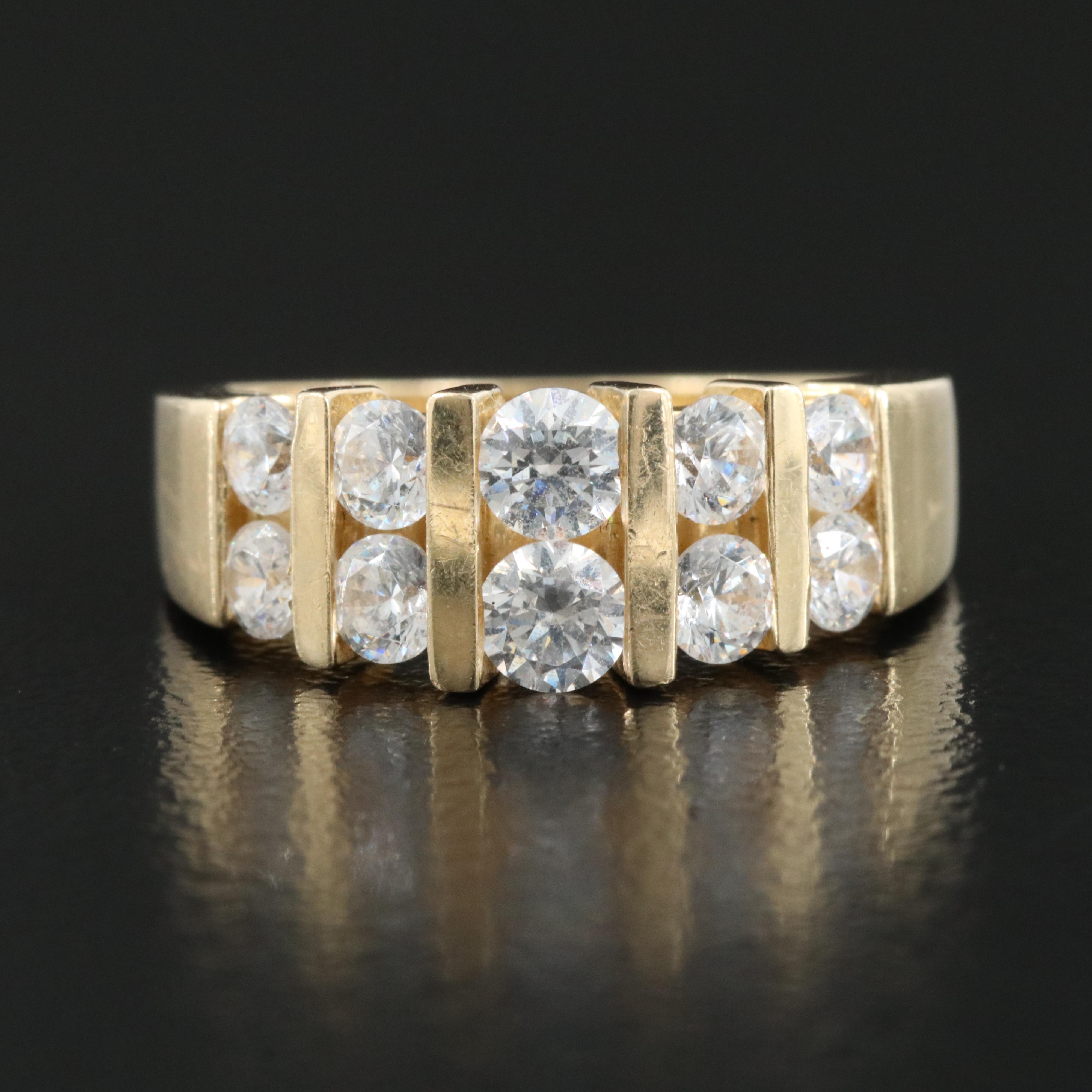 14K CZ Ring