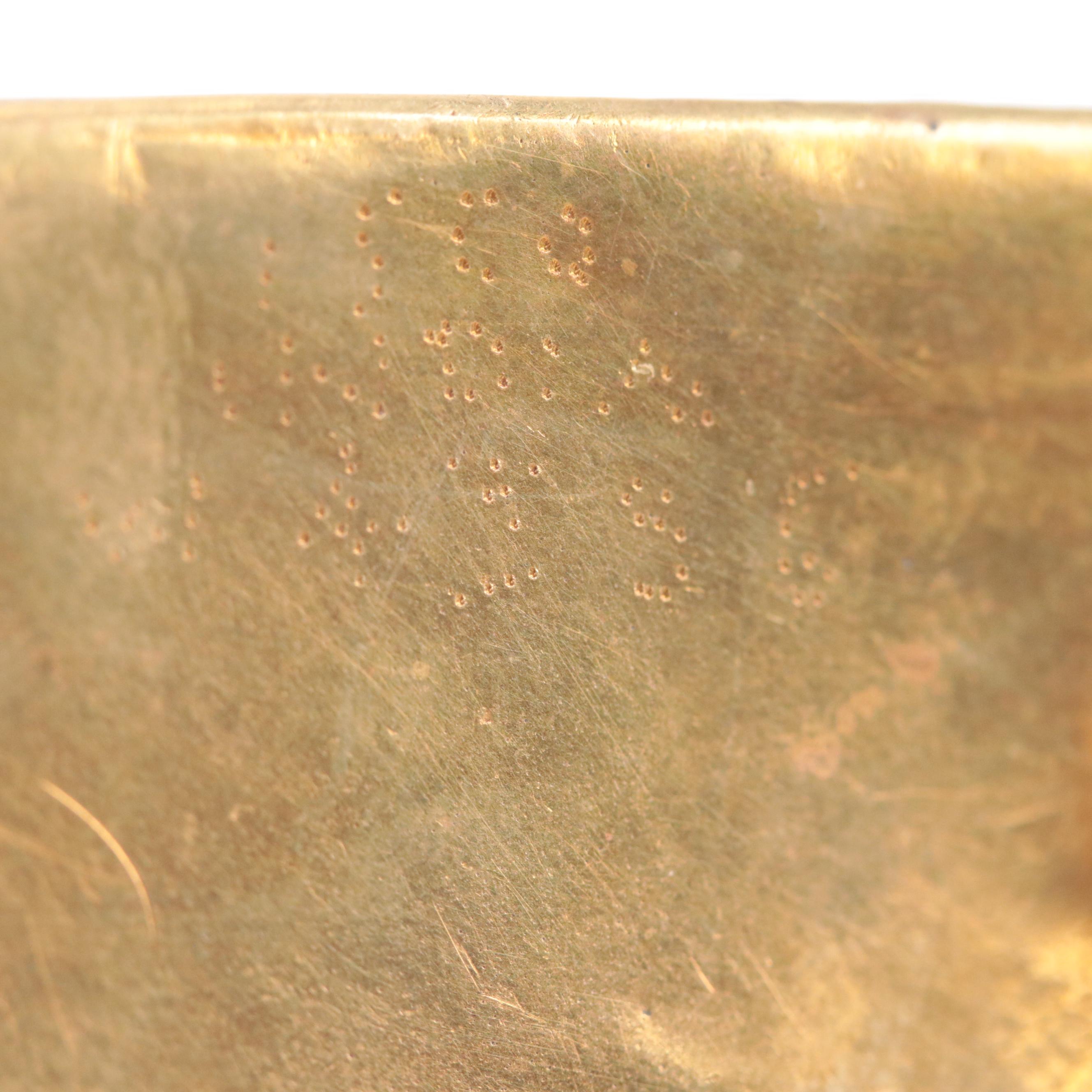 Indian Reticulated Brass Hinged Boxes with Matchbook Collection