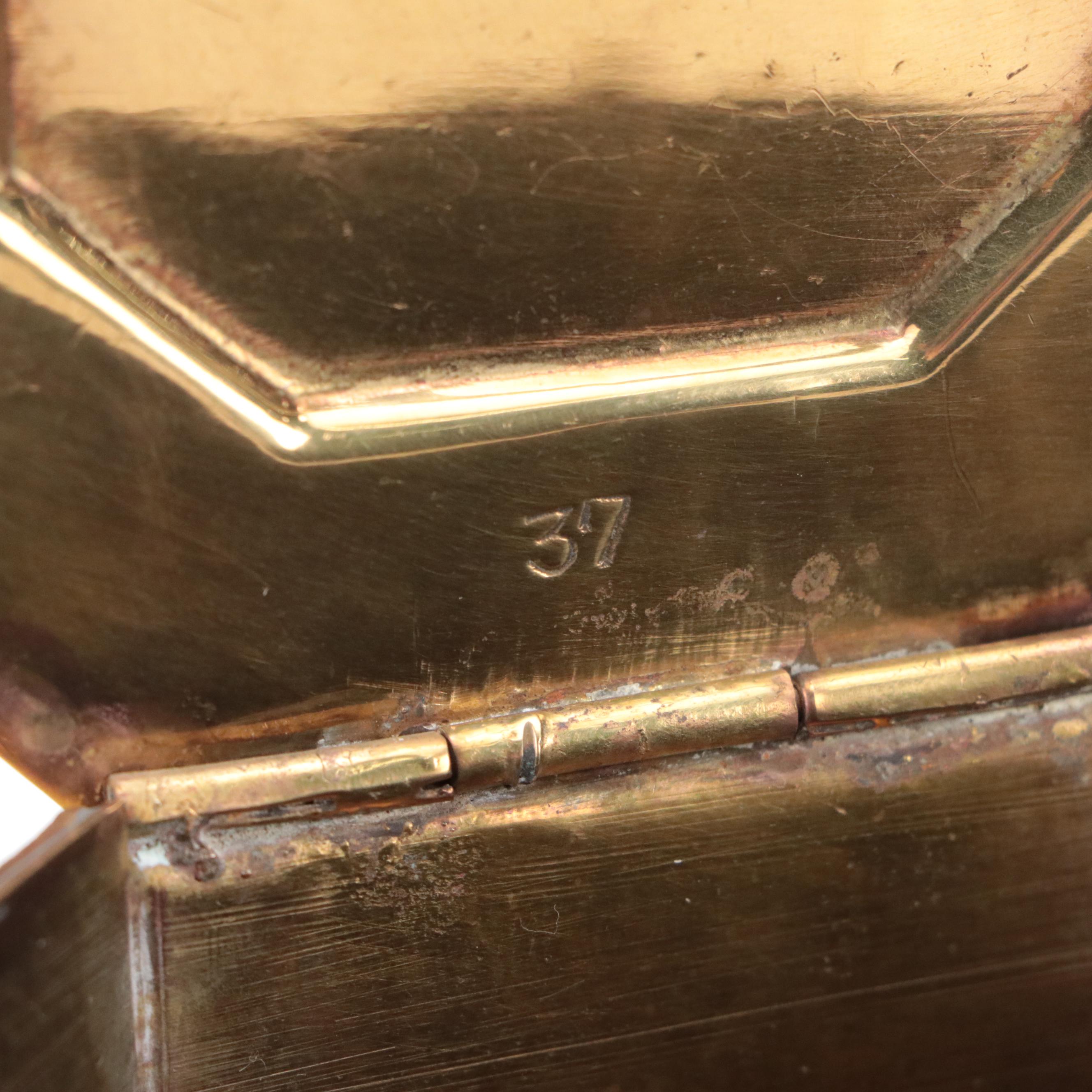Indian Reticulated Brass Hinged Boxes with Matchbook Collection