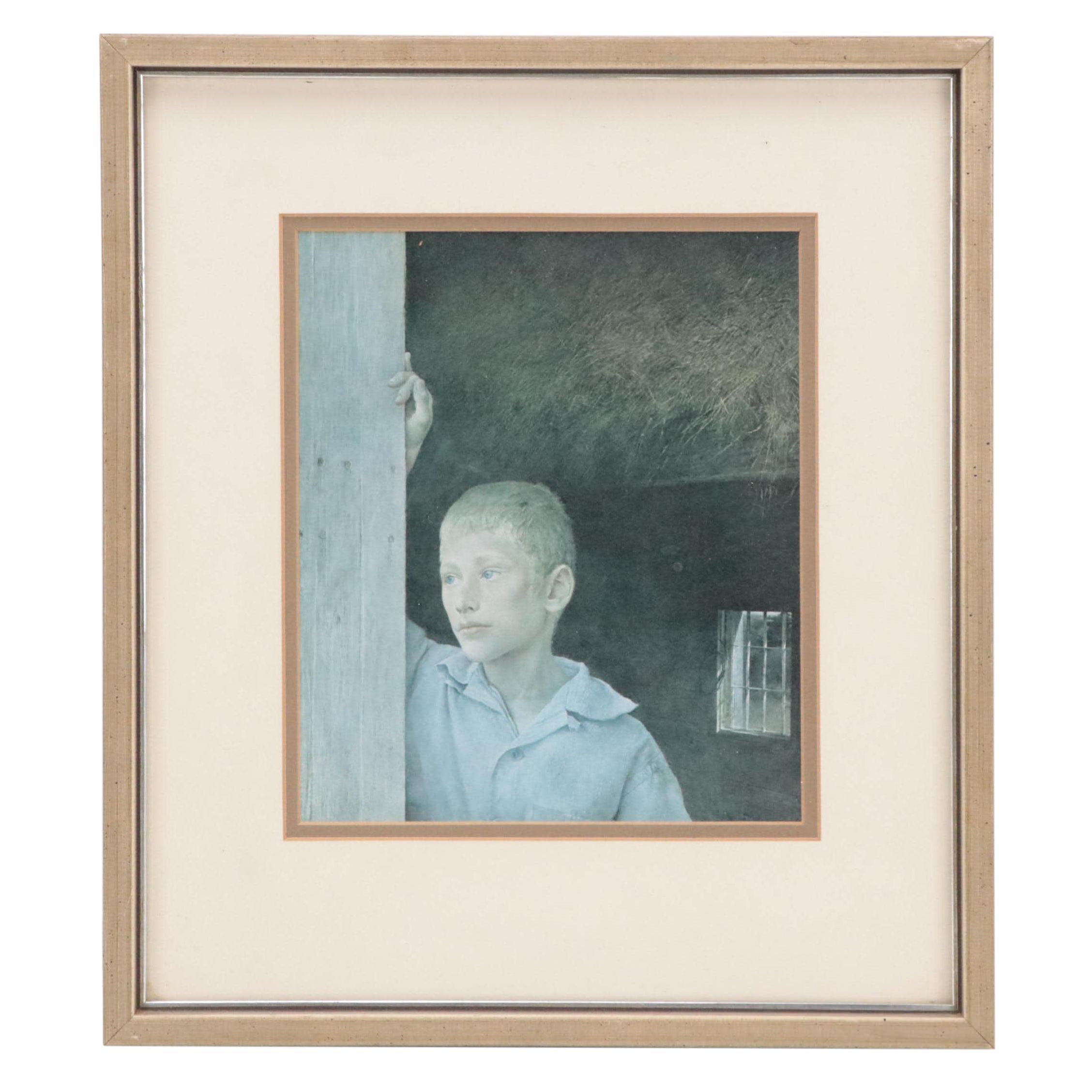 Collotype after Andrew Wyeth's "Albert's Son"