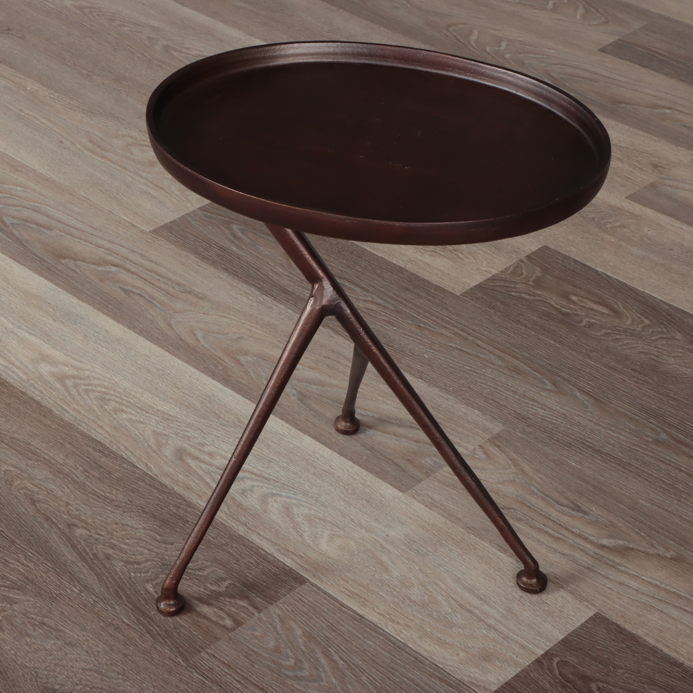 Four Hands "Tulip" Pedestal Side Table and "Schmidt" Accent Table