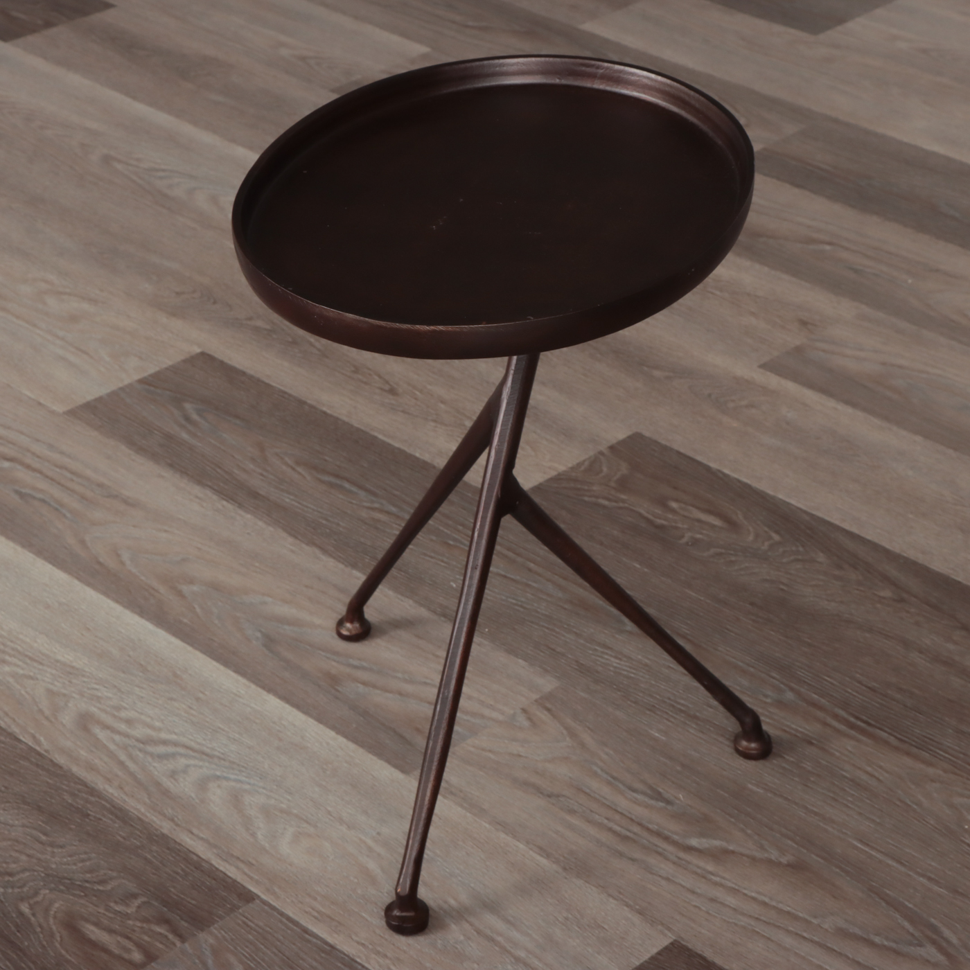 Four Hands "Tulip" Pedestal Side Table and "Schmidt" Accent Table