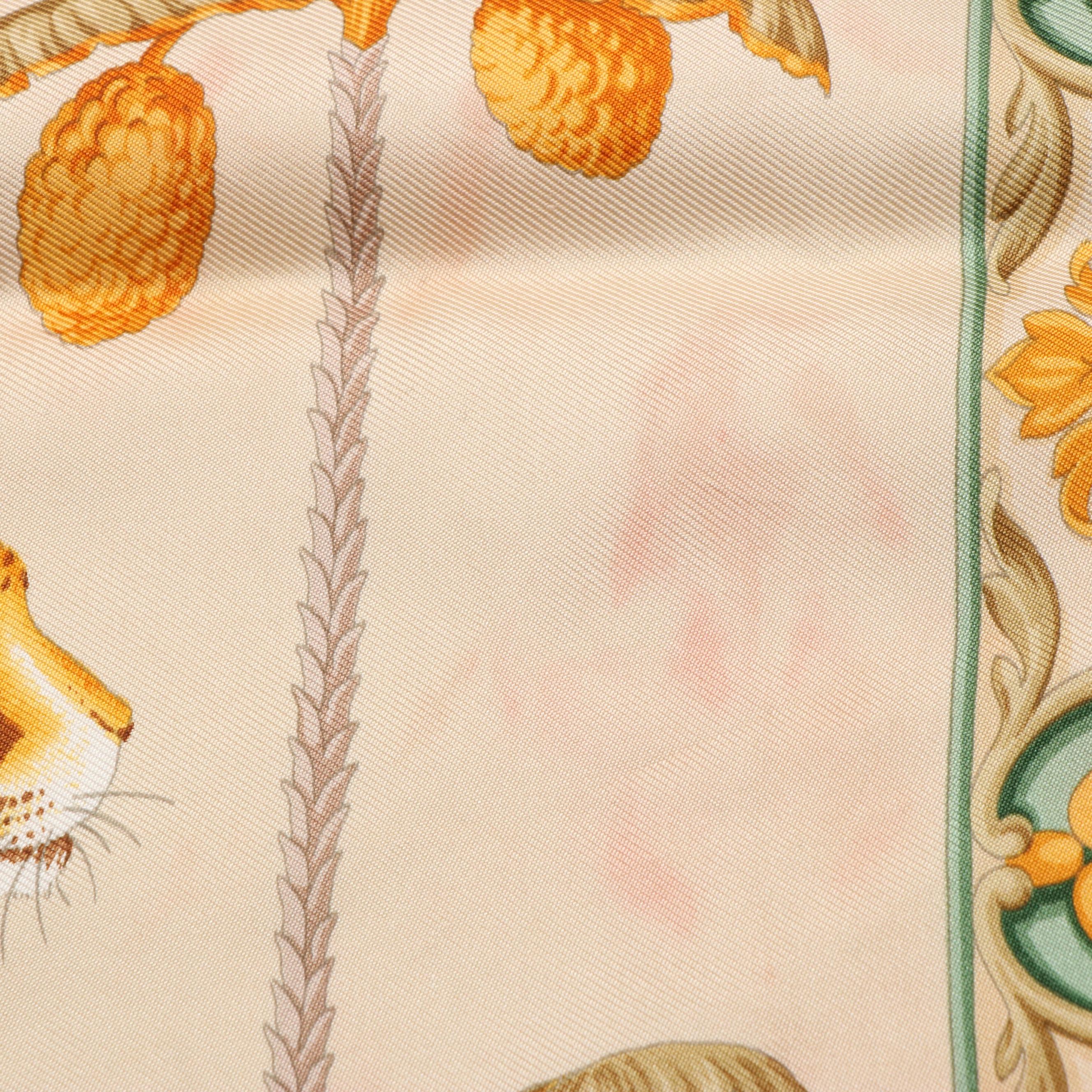 Salvatore Ferragamo Tigers and Leopards Animal Print Silk Scarf