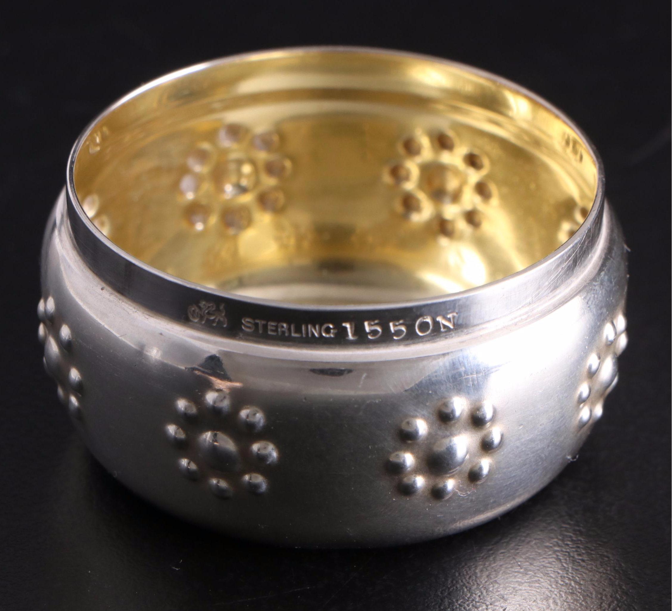 W. J. Braitsch & Co. Sterling Silver Powder Jar with Other Sterling Vanity Boxes