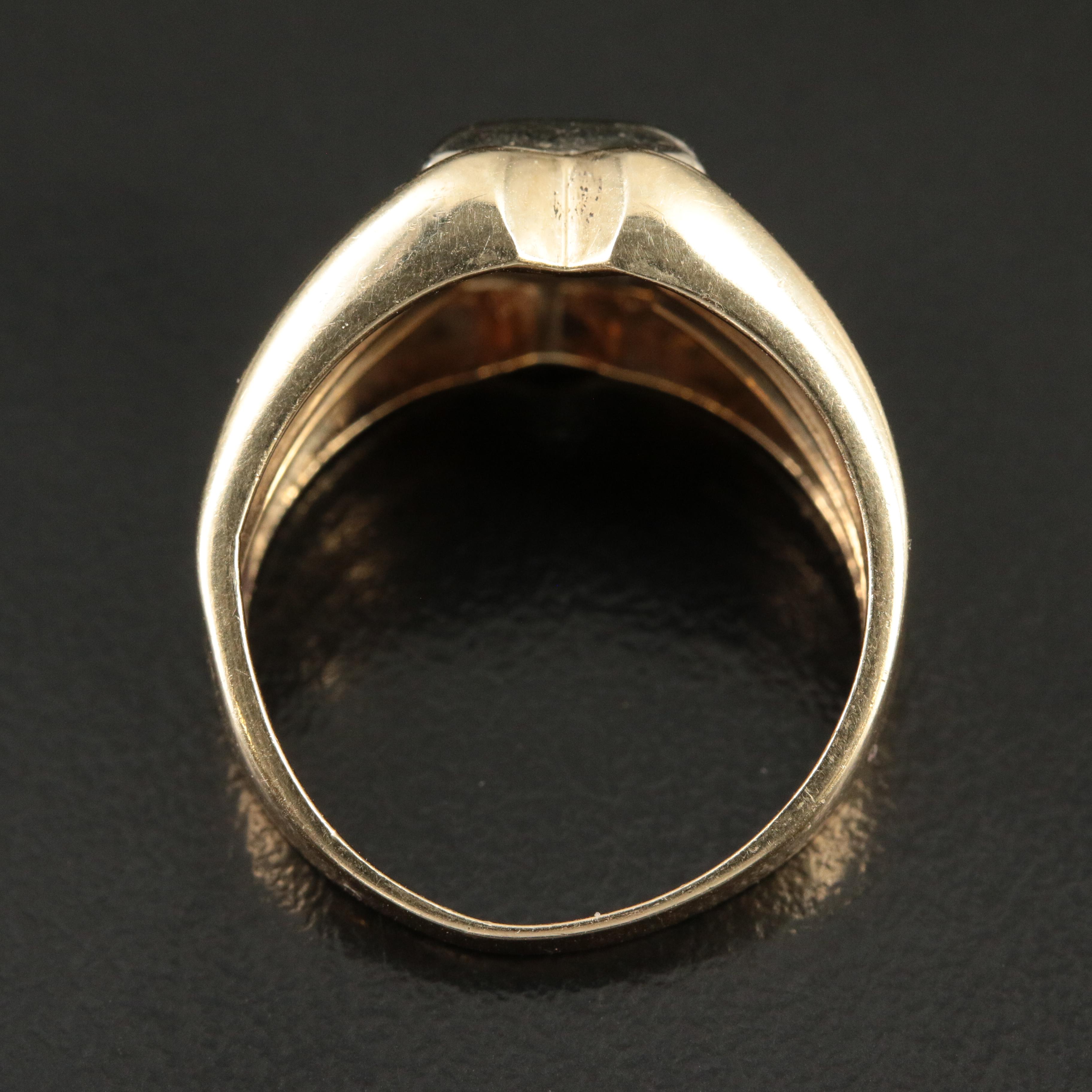 14K 0.17 CT Diamond Solitaire Ring