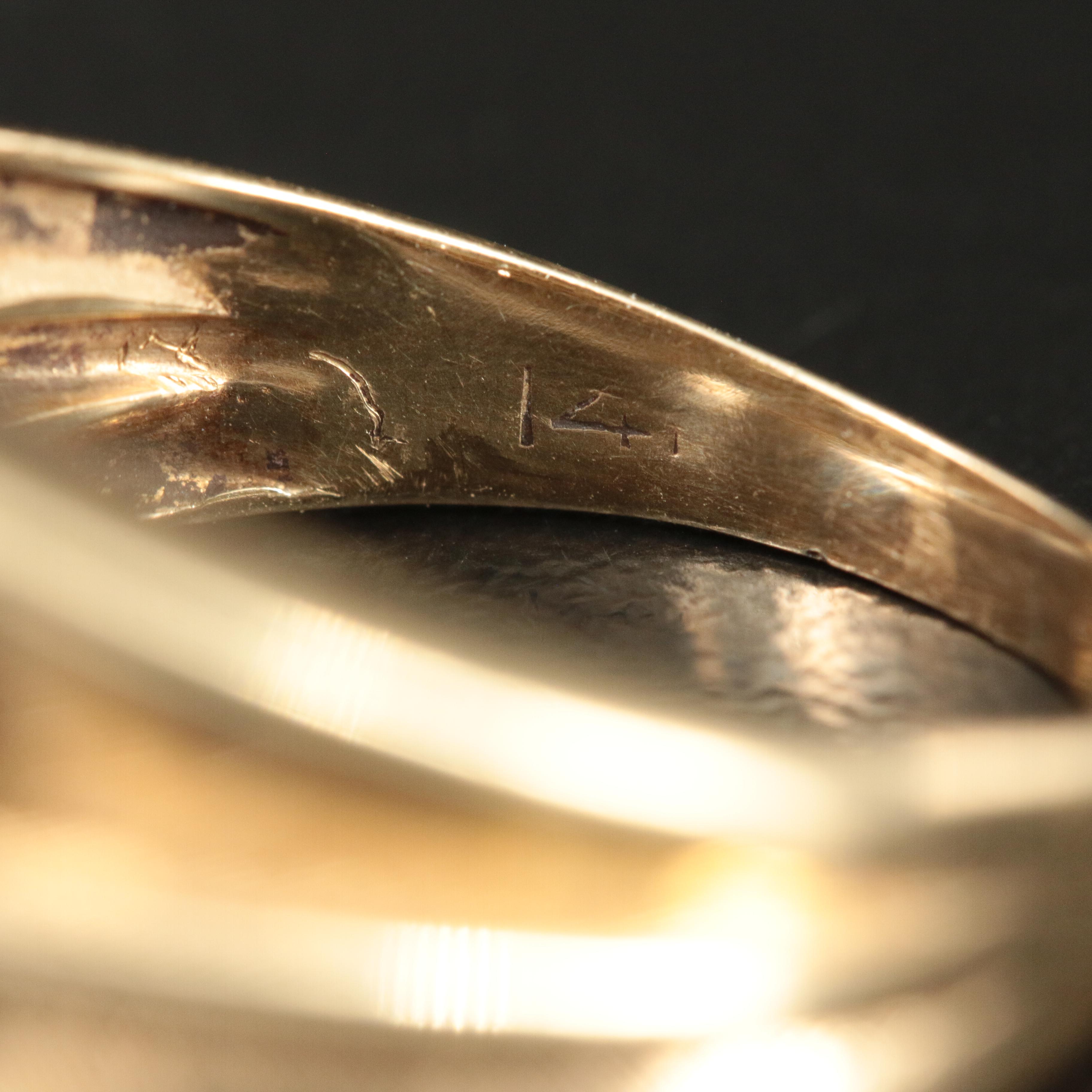 14K 0.17 CT Diamond Solitaire Ring