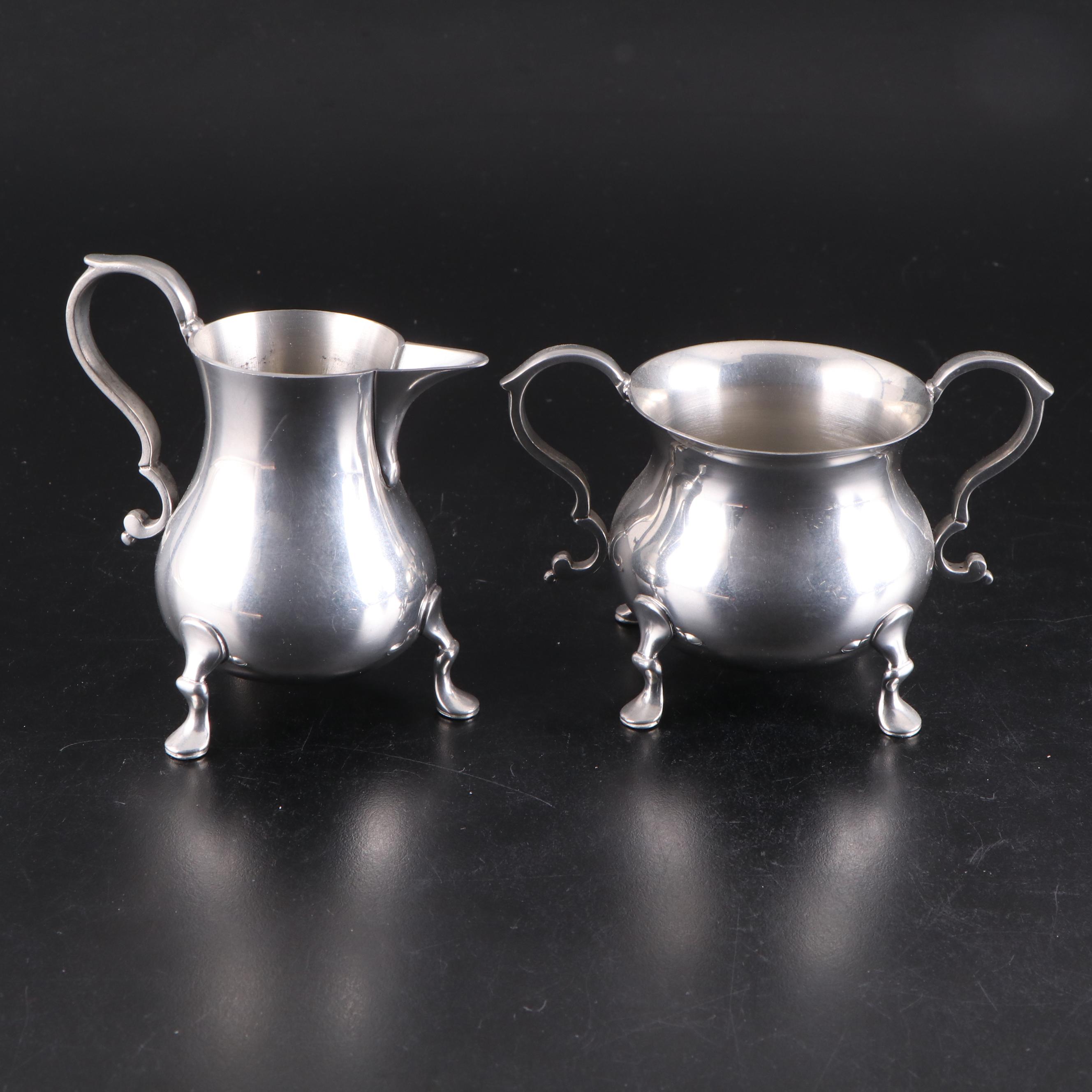 Stieff "Williamsburg" Pewter Tea Set