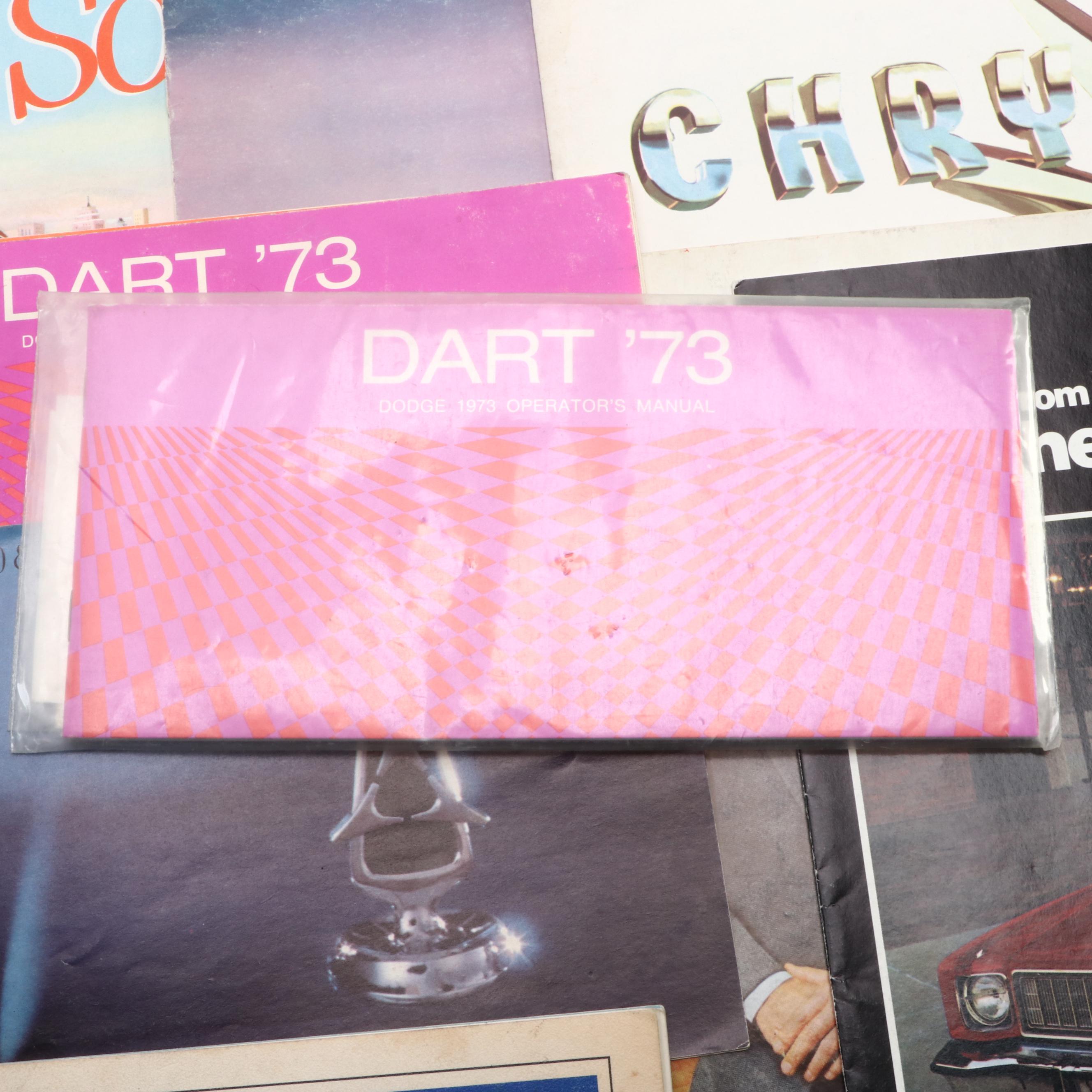 DeSoto, Dodge, Chrysler and Other Automotive Catalogs, Manuals and More