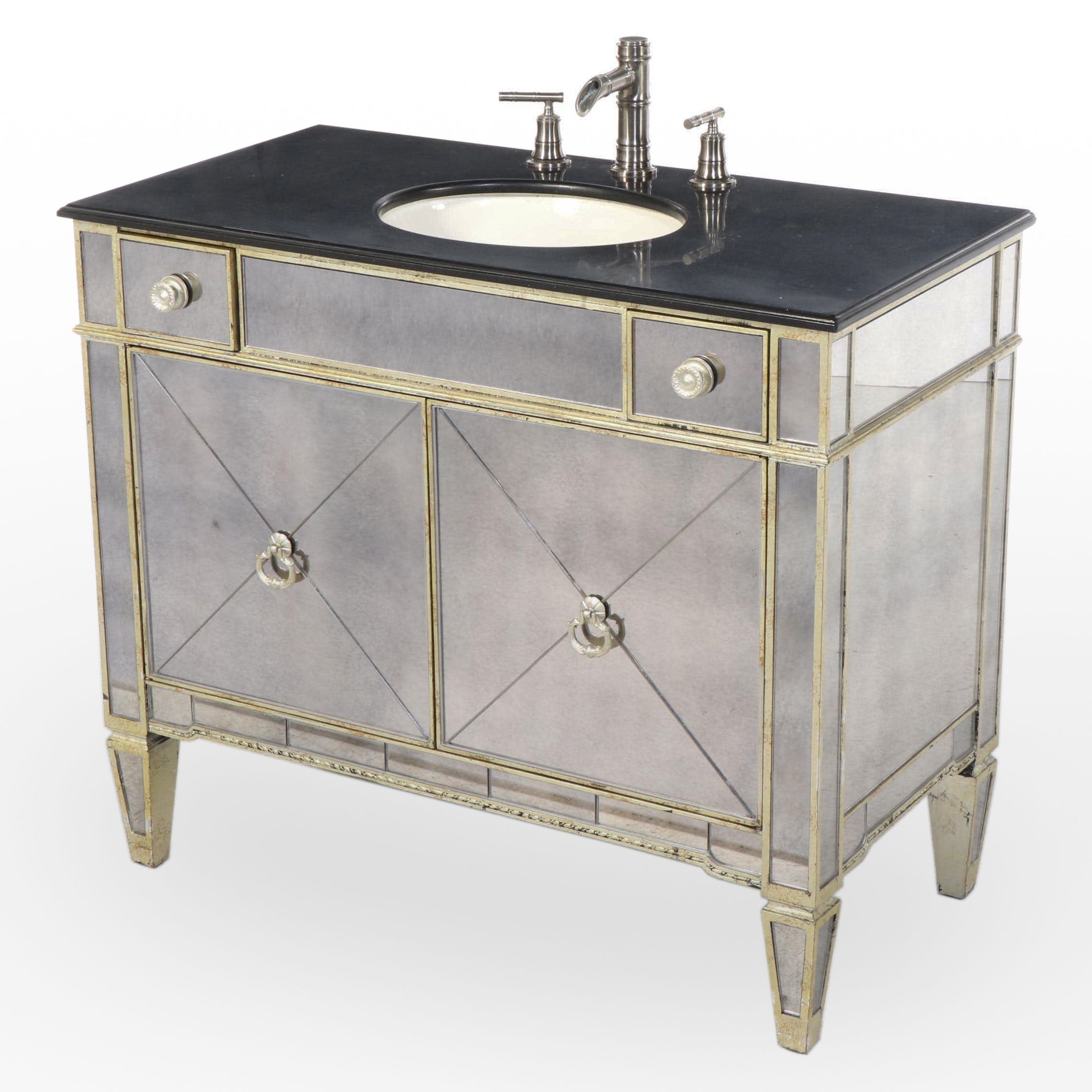 Hollywood Regency Style Mirrored Sink Vanity EBTH