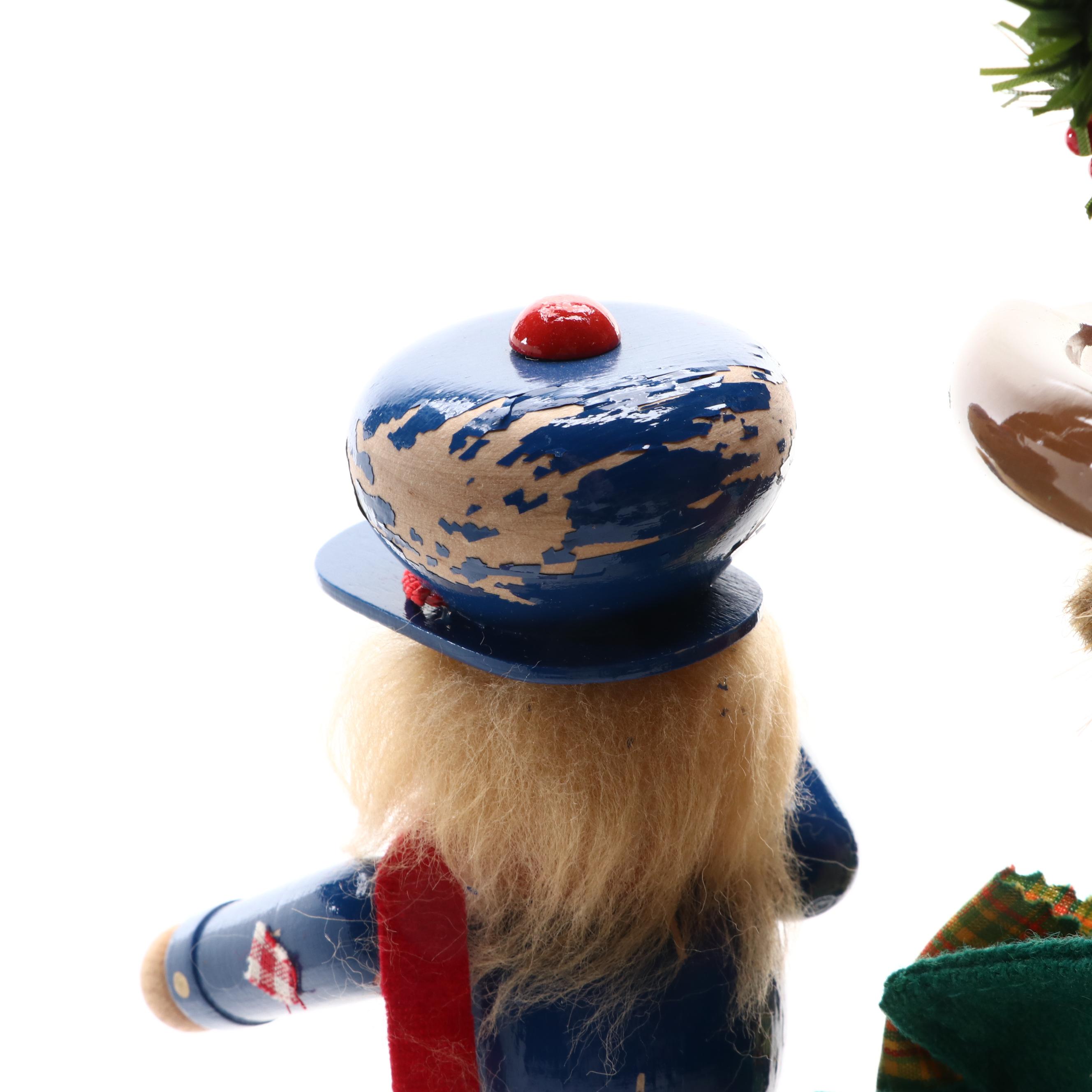 Steinbach "A Christmas Carol" Paint Decorated Wood Nutcrackers