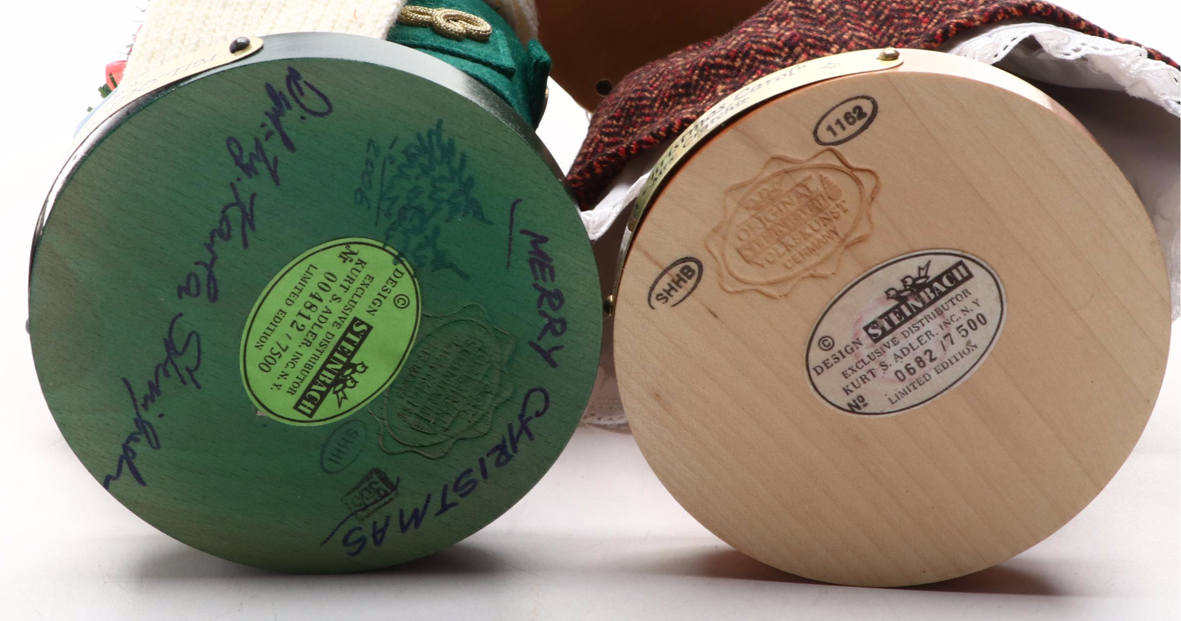 Steinbach "A Christmas Carol" Paint Decorated Wood Nutcrackers