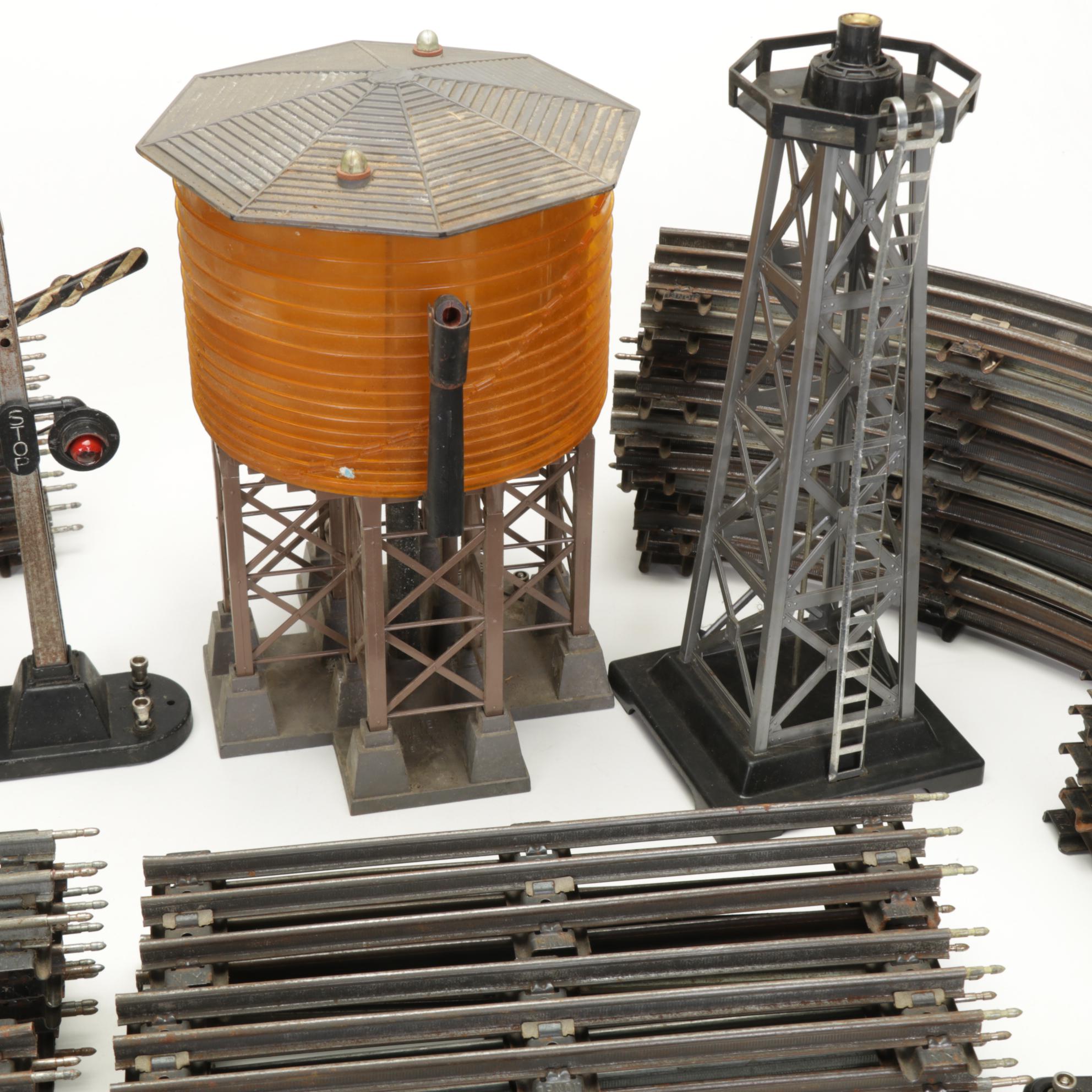 Lionel O-Gauge 3-Rail Track with Accessories, Mid to Late 20th Century