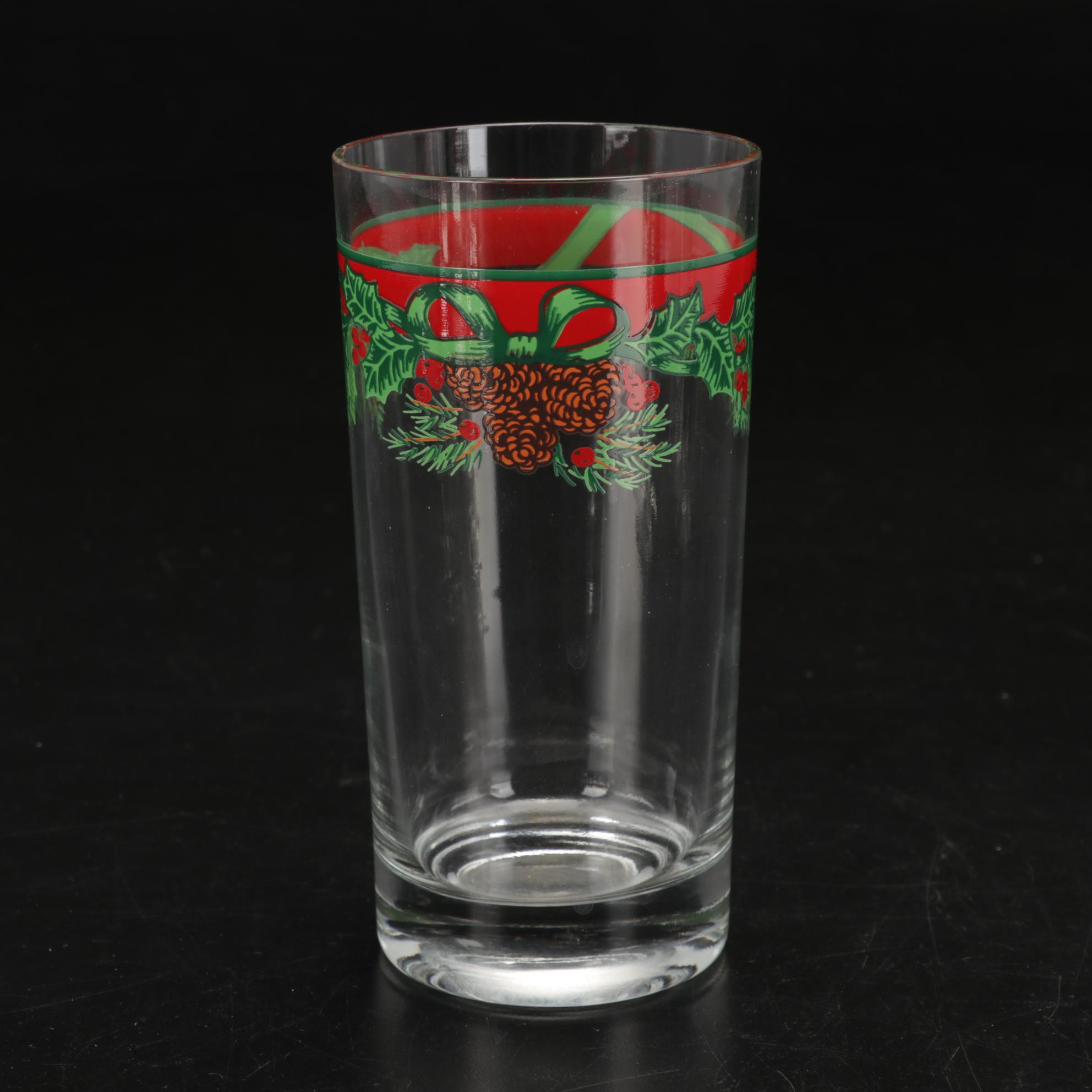 Spode "Christmas Tree" Placemats, Libbey "Holly & Ribbon" Water Goblets & More